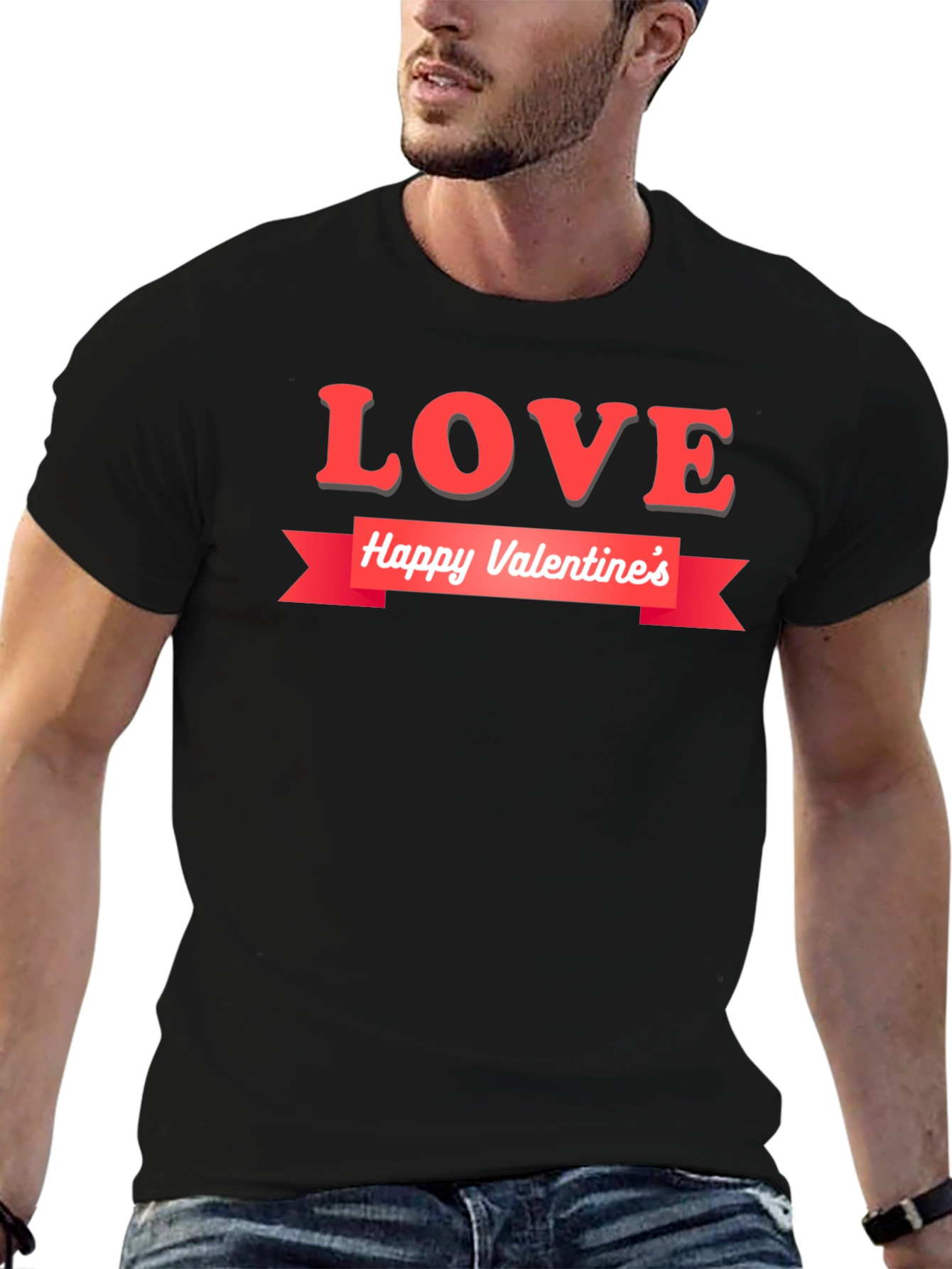 Love Happy Valentines Day Graphic Tee