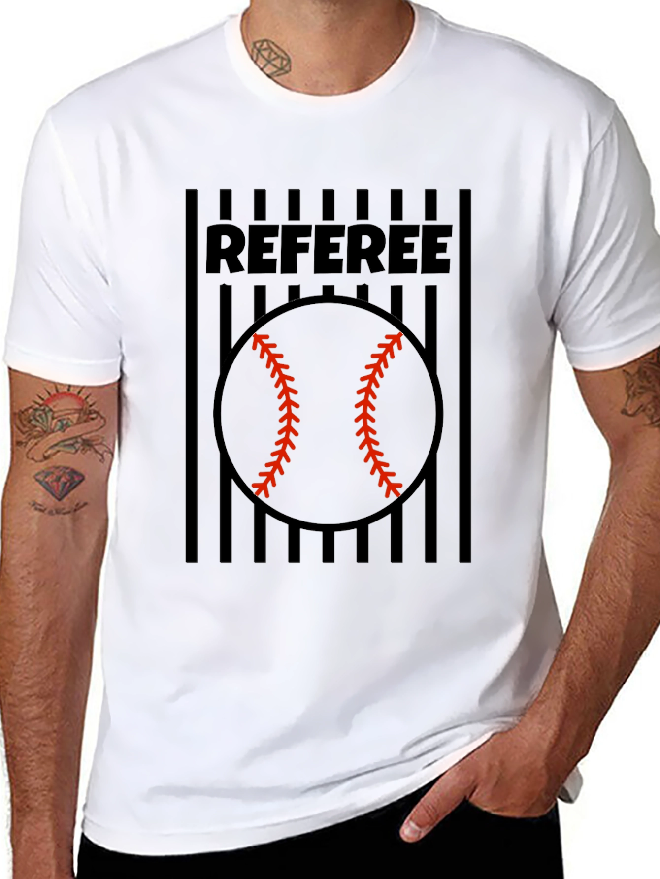 Referee Baseball T-Shirt