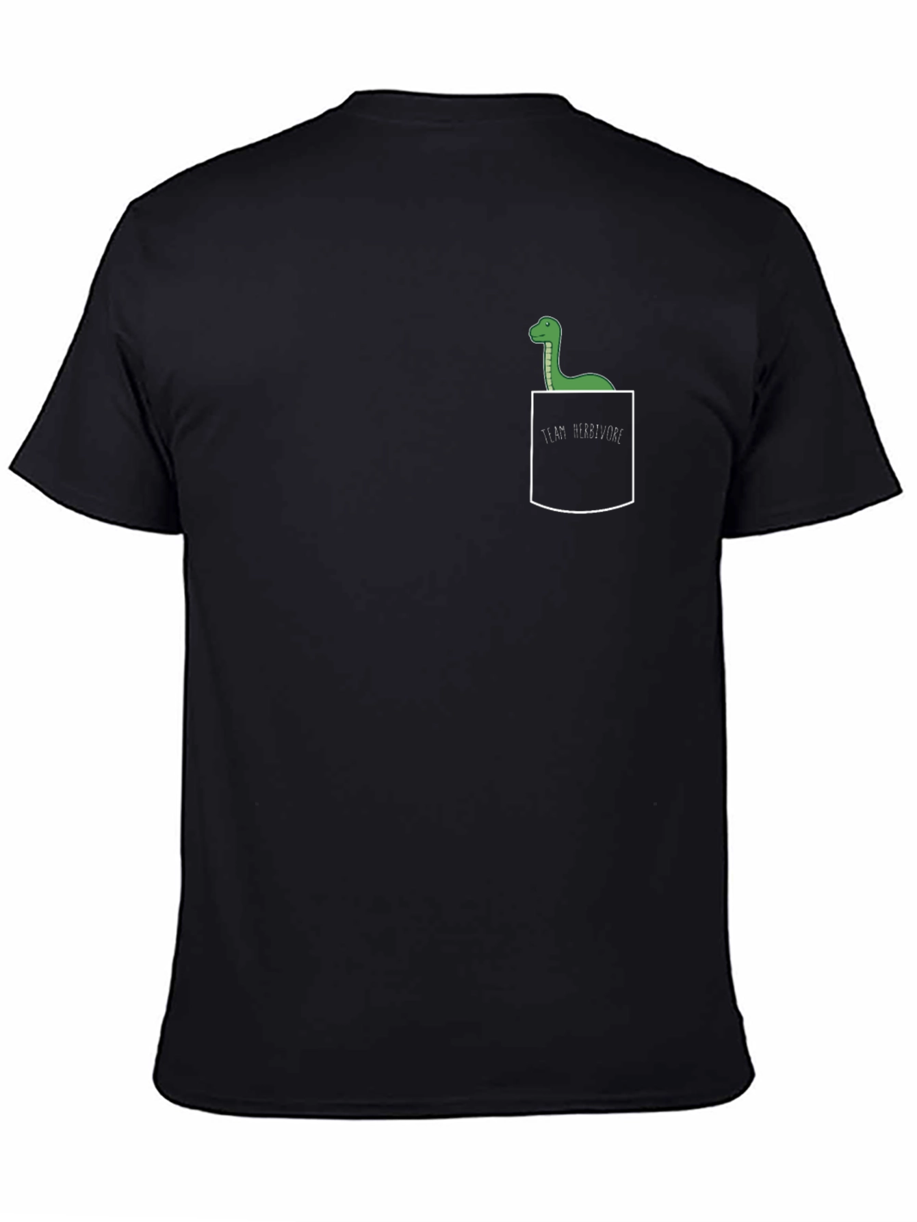 Dinosaur Pocket T-Shirt - Team Herbivore Graphic Tee