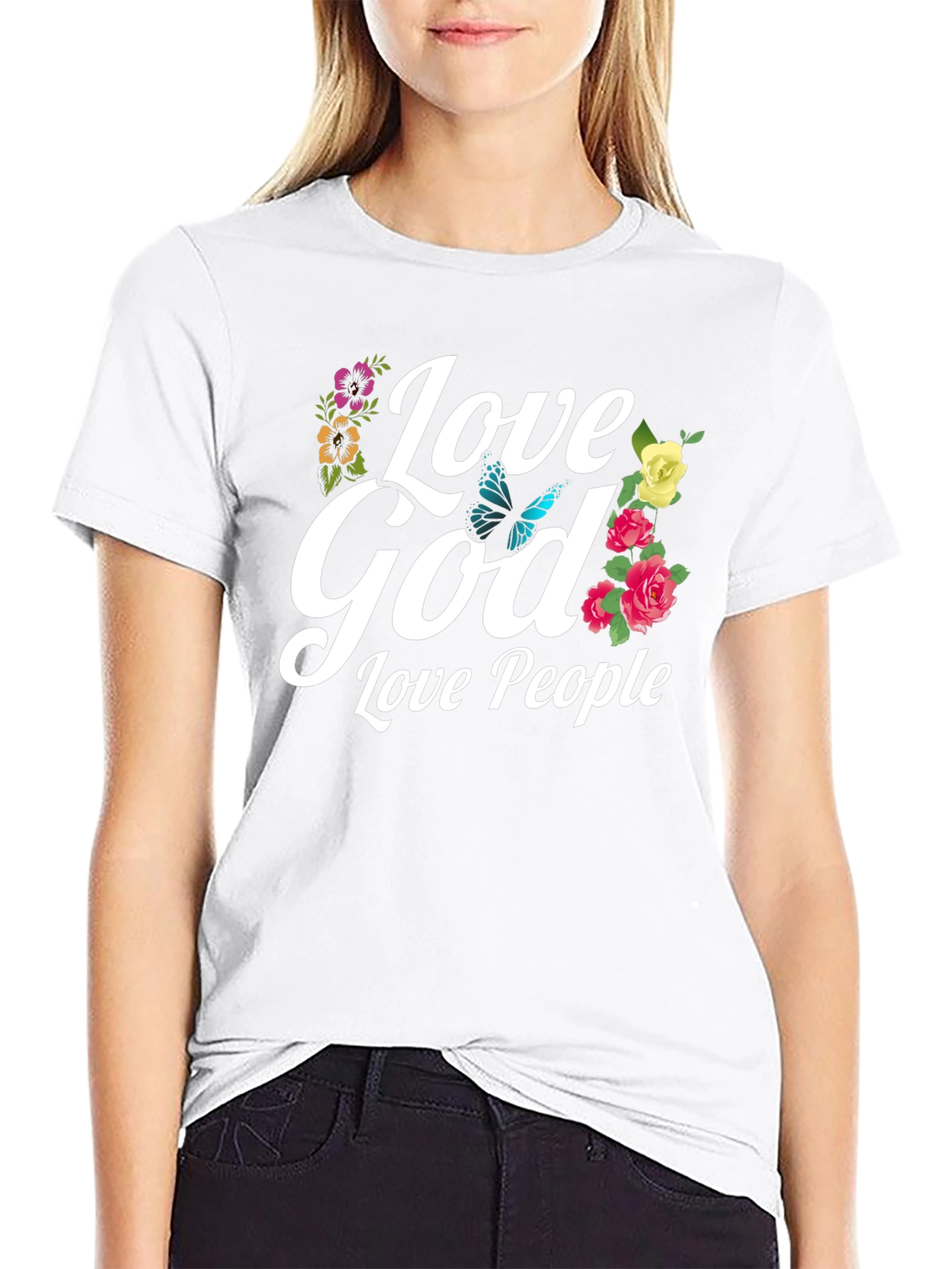 Love God Love People Graphic Tee