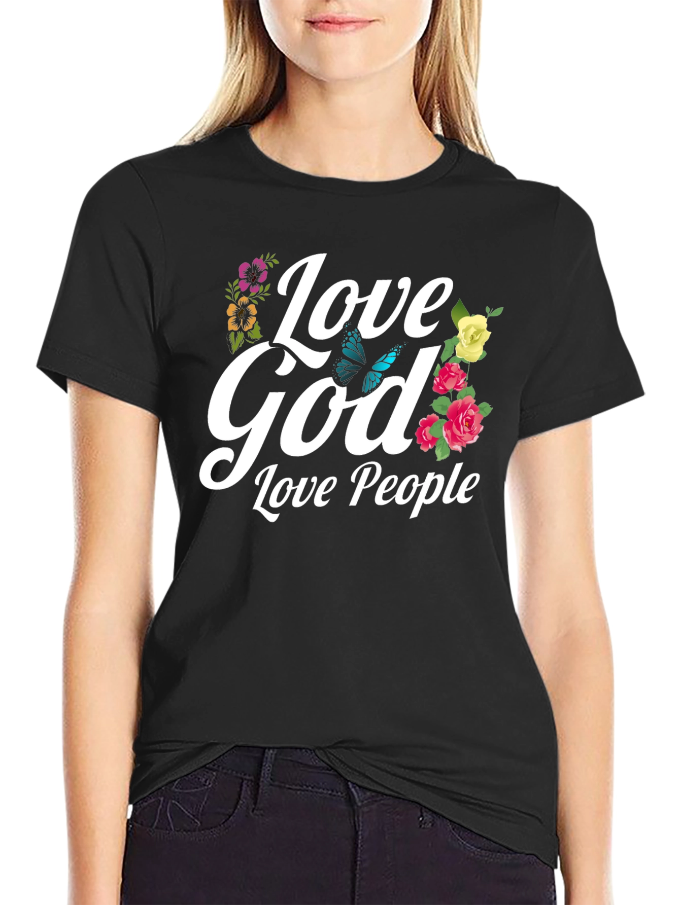 Love God Love People Graphic Tee