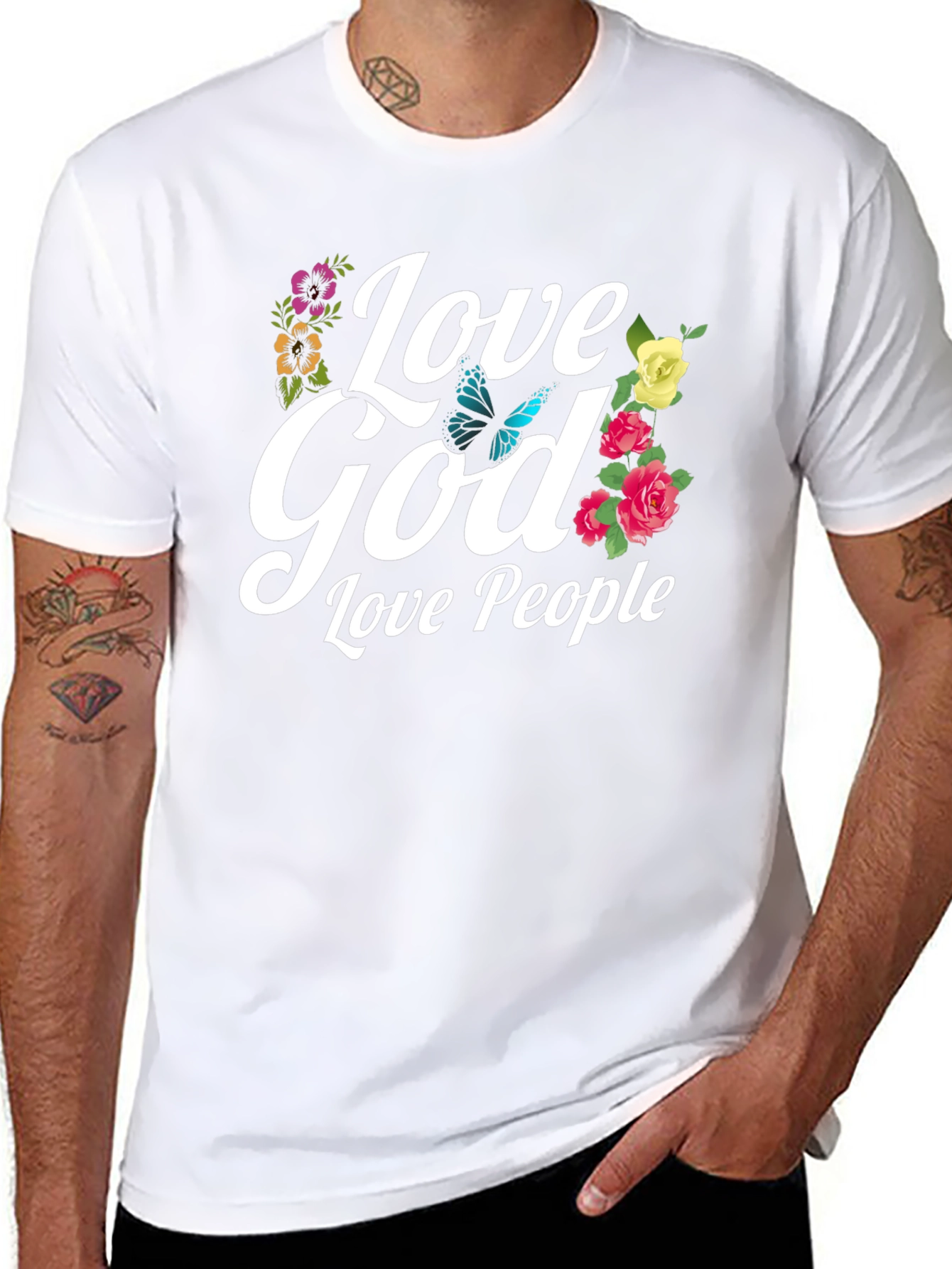 Love God Love People Graphic Tee
