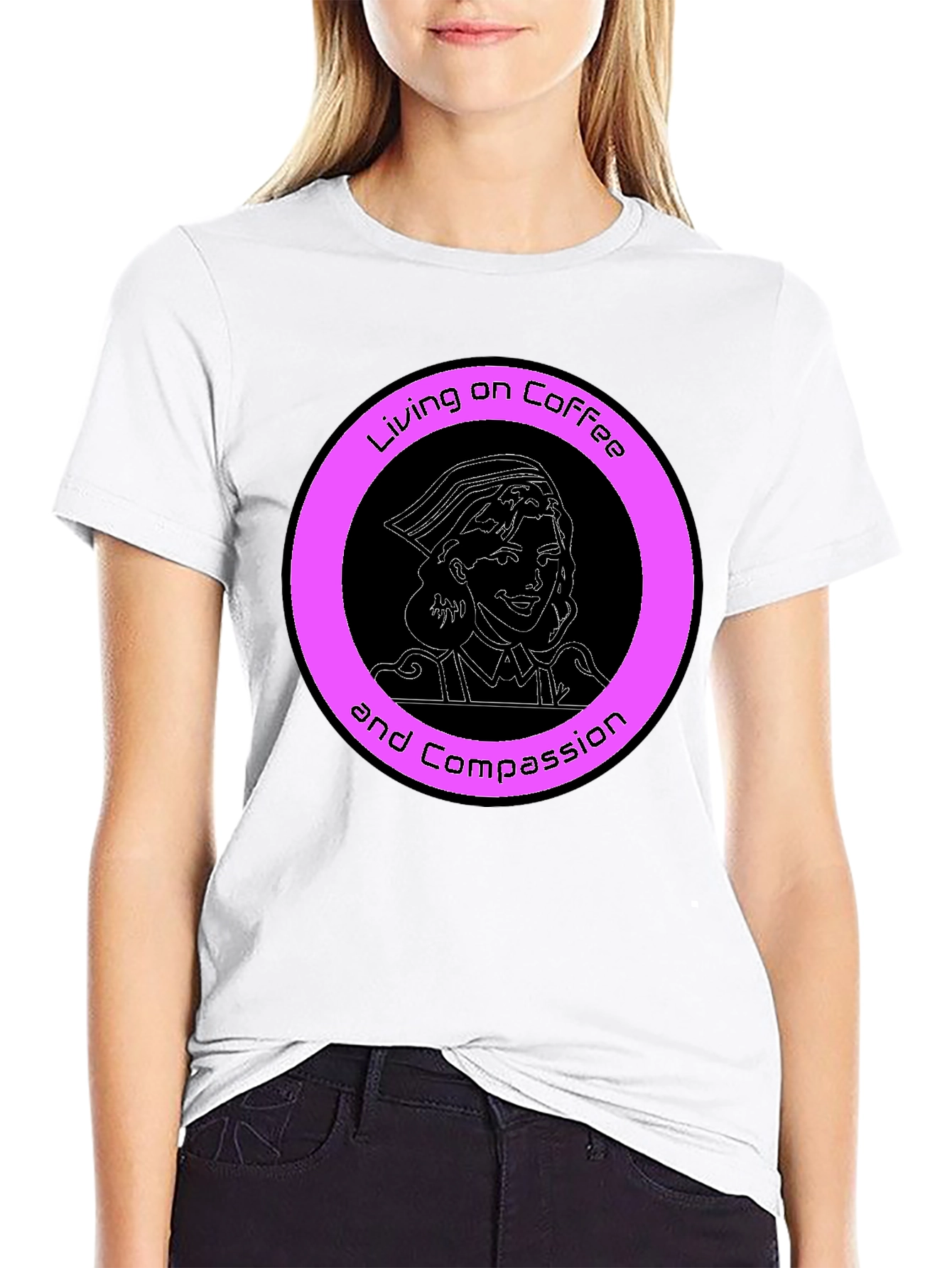 Nurse Coffee and Compassion Graphic Tee