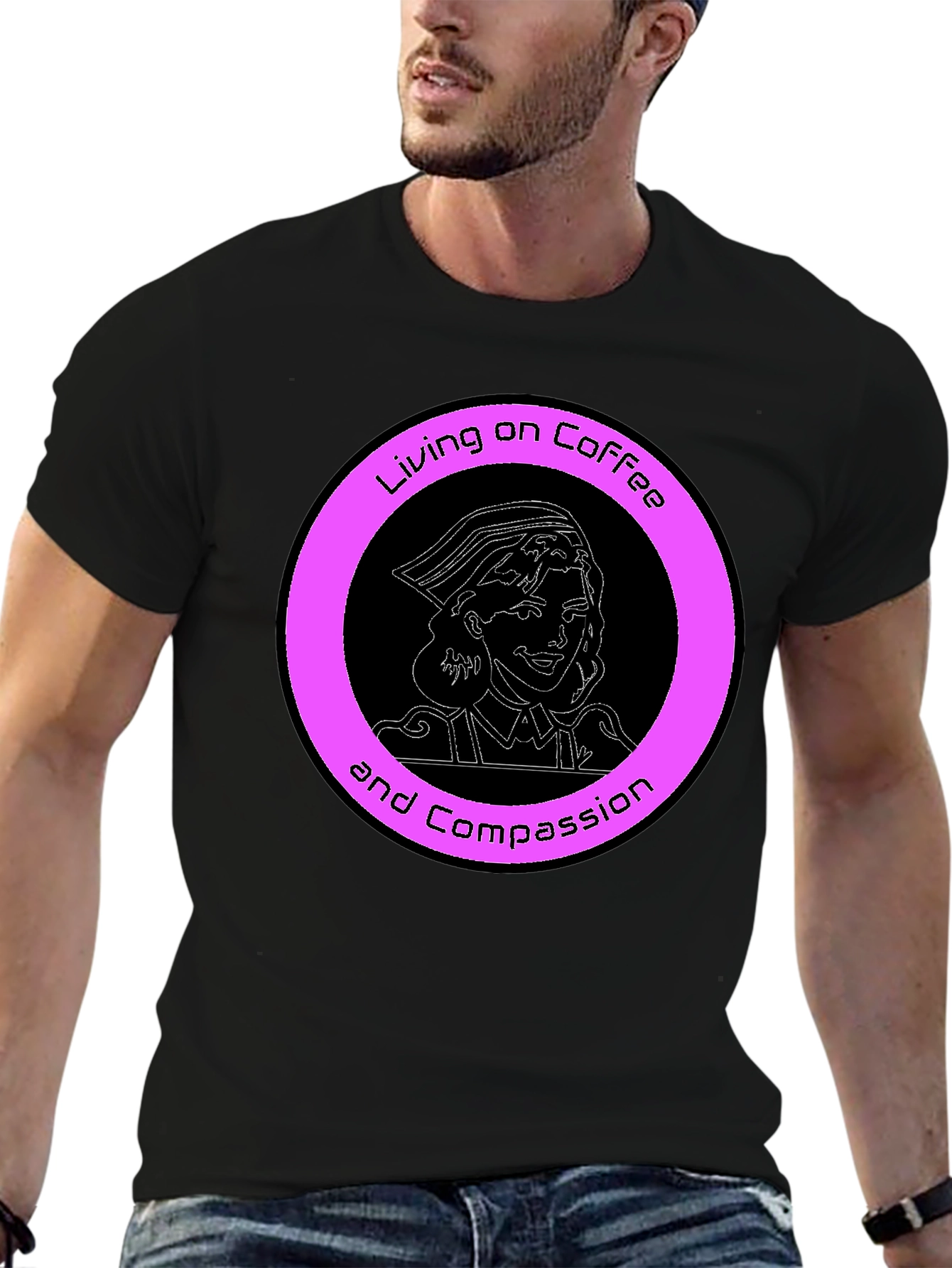 Nurse Coffee and Compassion Graphic Tee
