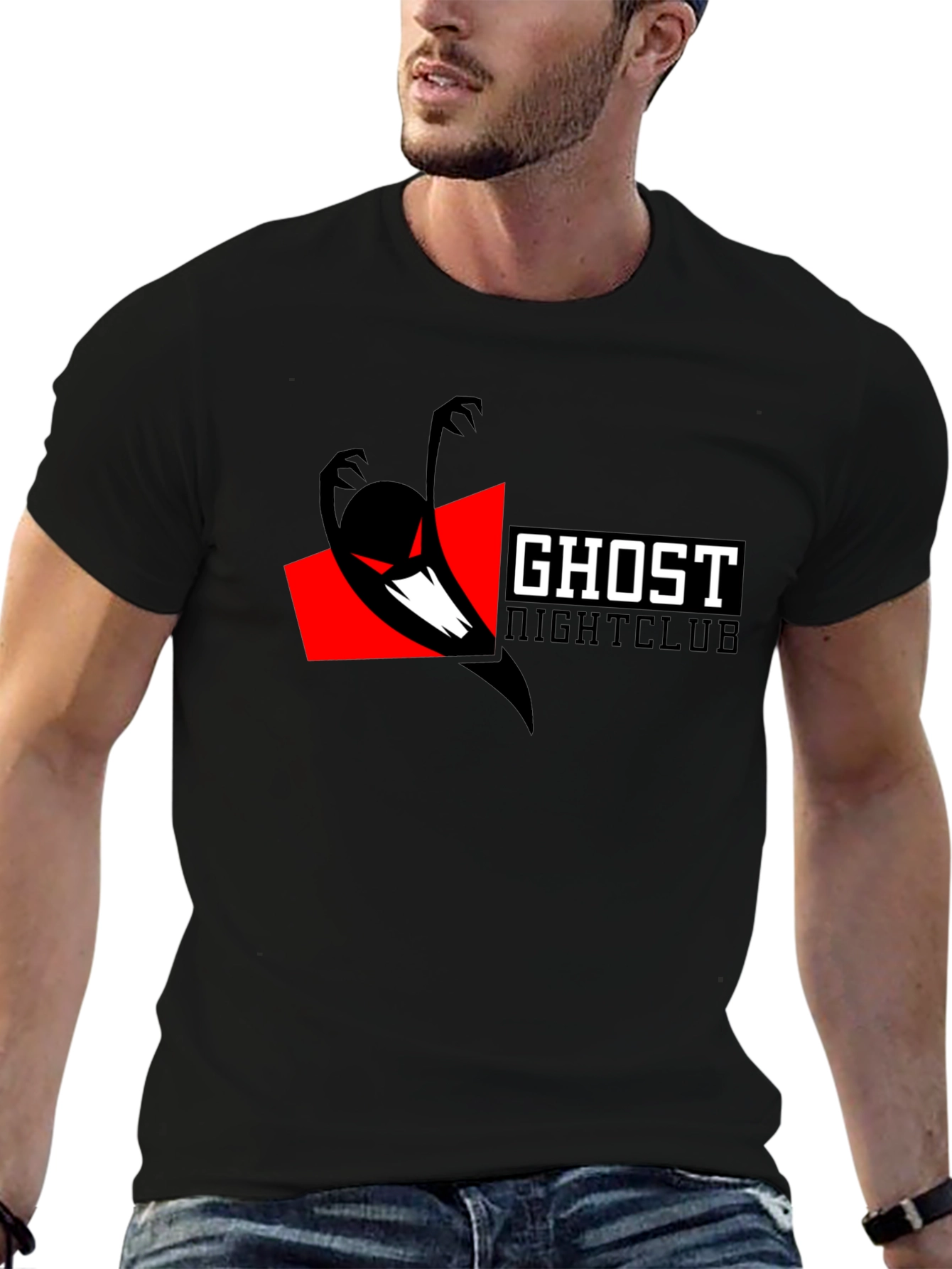 Ghost Nightclub Black T-Shirt