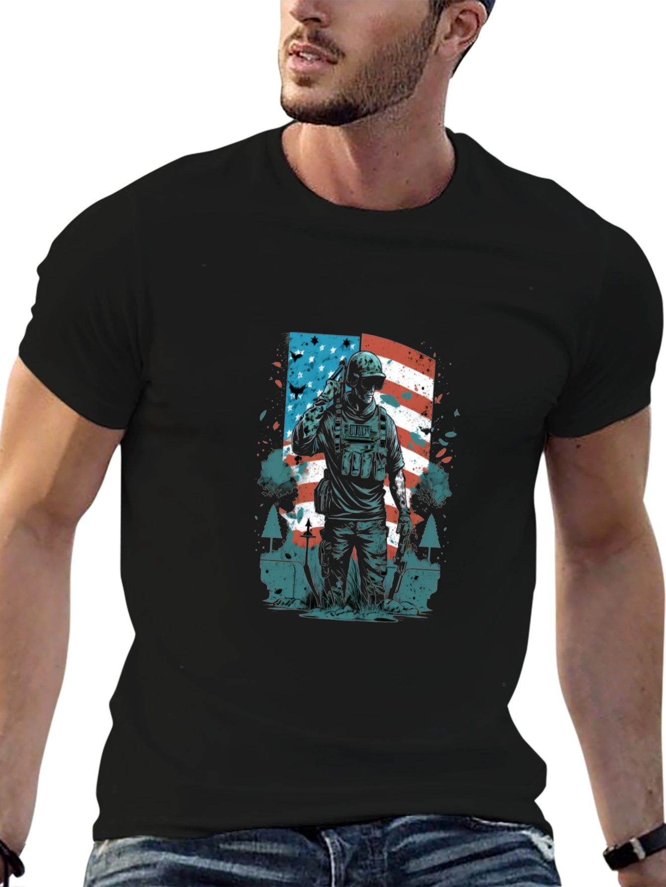 American Soldier Graphic Tee