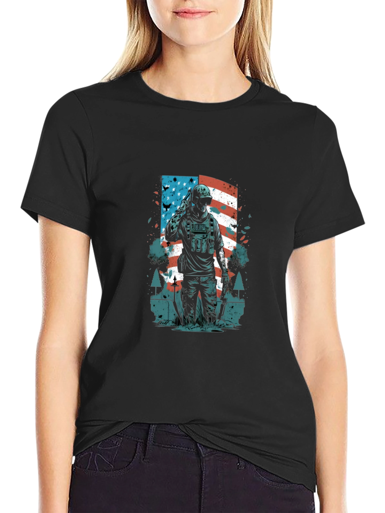American Soldier Graphic Tee