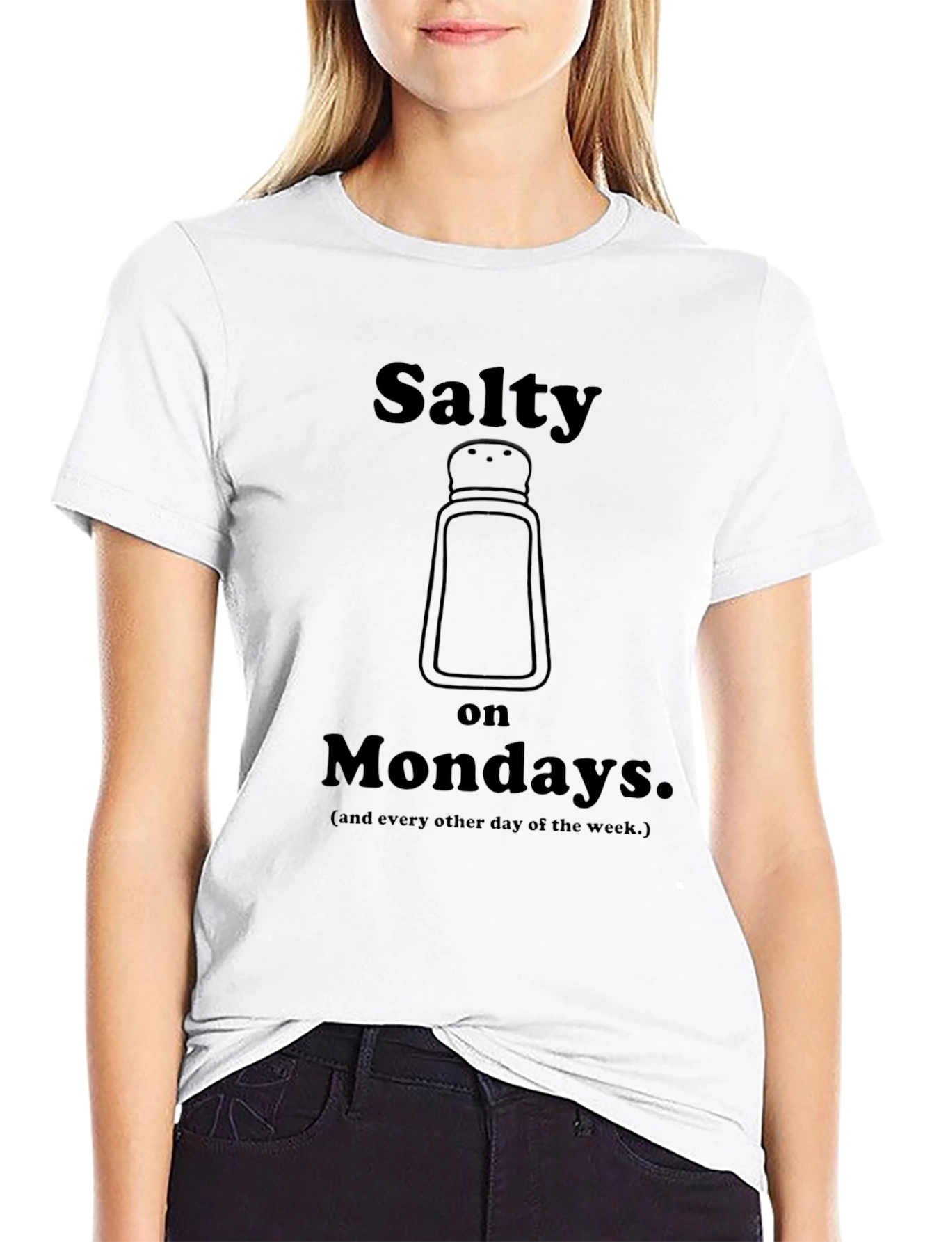 Salty on Mondays Graphic Tee - Black