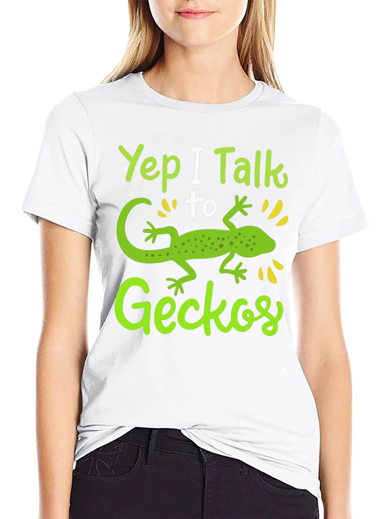 Yep I Talk to Geckos Graphic T-Shirt