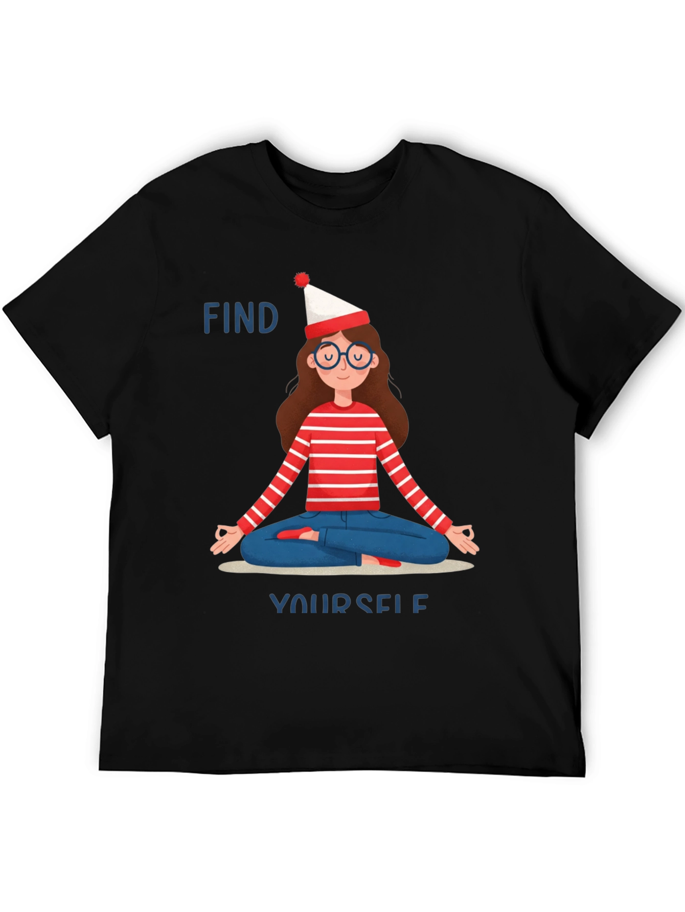 Find Yourself T-Shirt - Yoga Meditation Graphic Tee