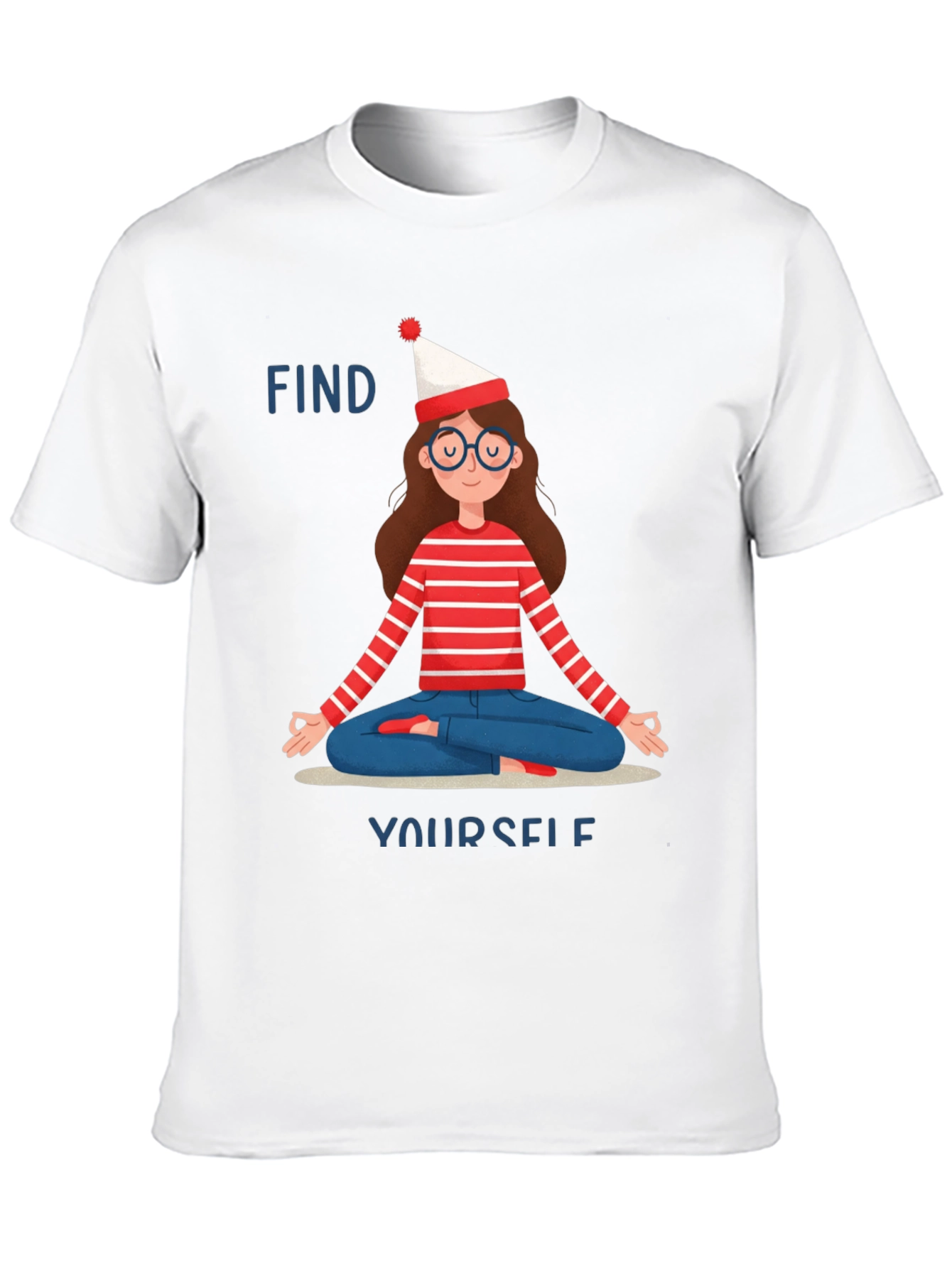 Find Yourself T-Shirt - Yoga Meditation Graphic Tee