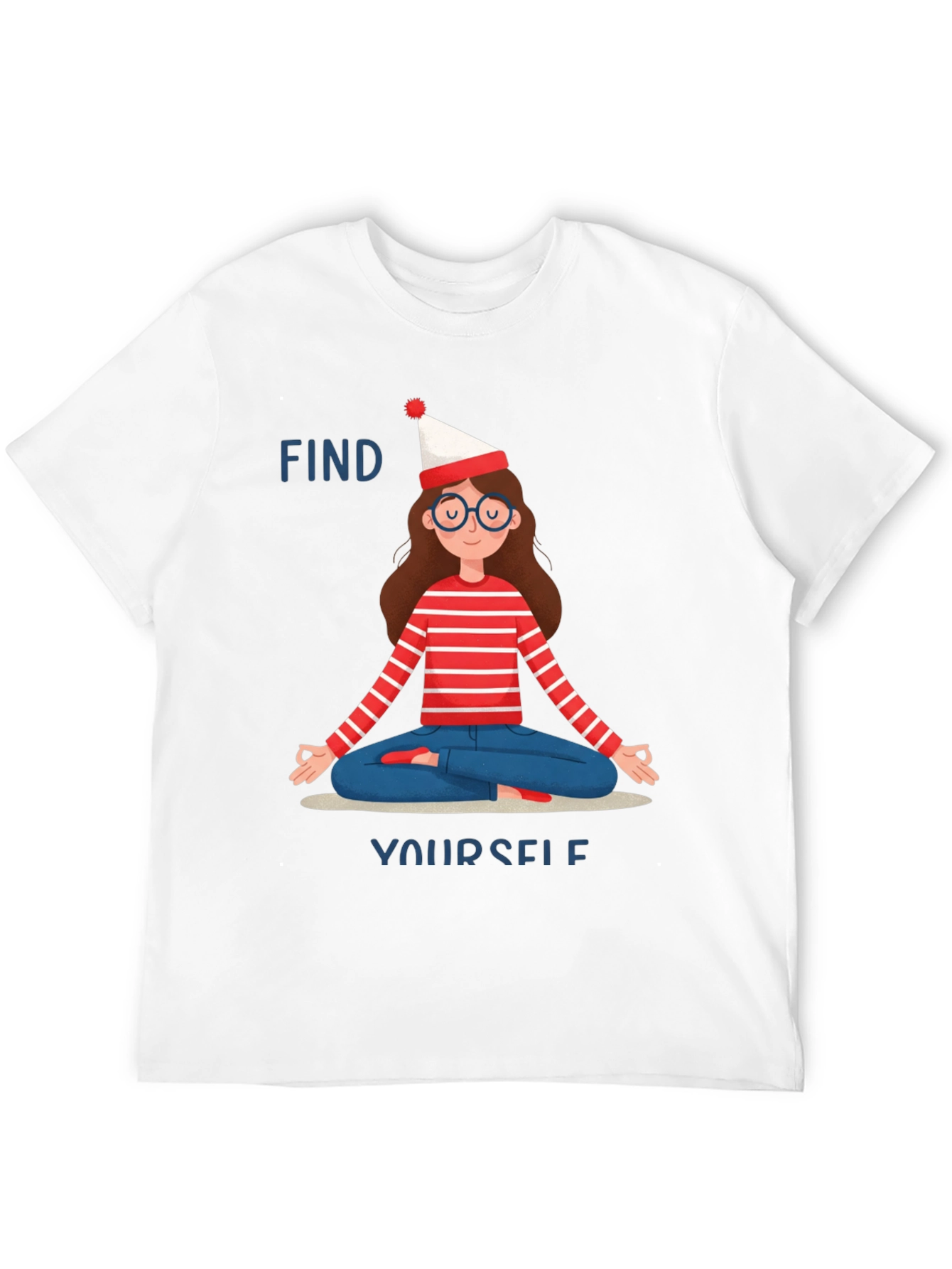 Find Yourself T-Shirt - Yoga Meditation Graphic Tee