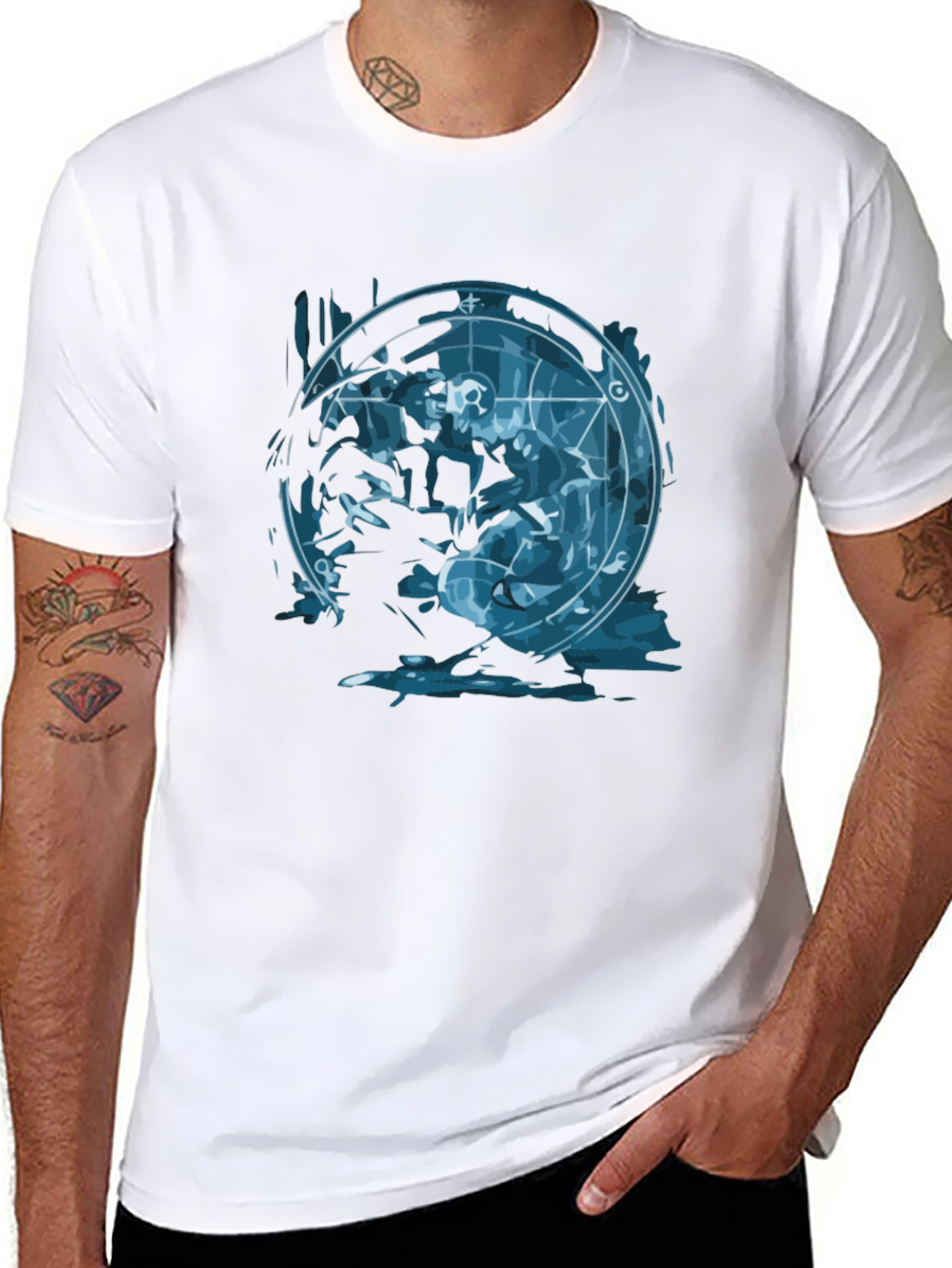 Alchemy Circle Graphic Black T-Shirt