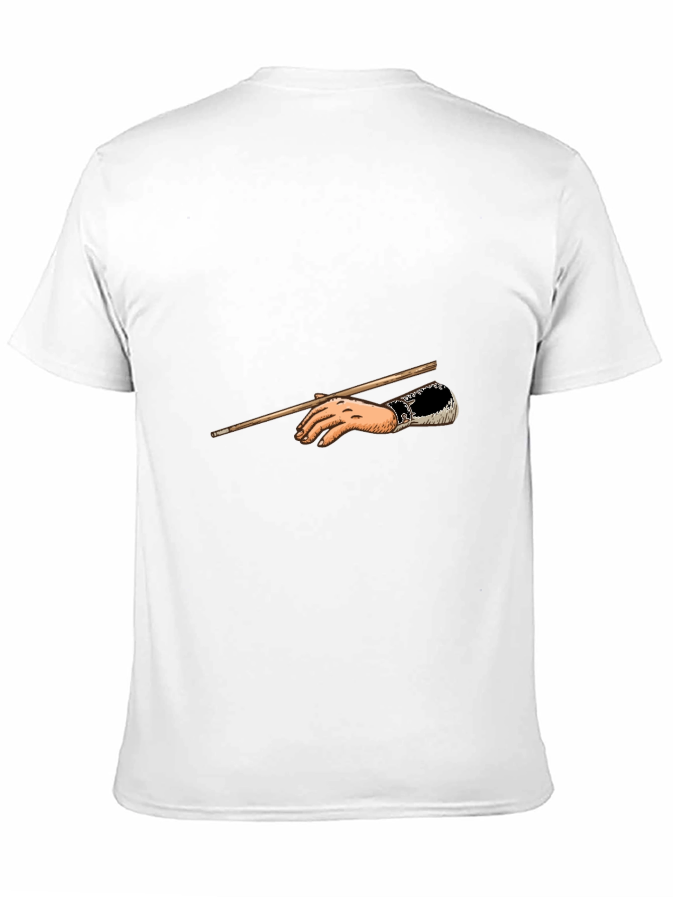 Classic Hand Holding Stick Graphic T-Shirt