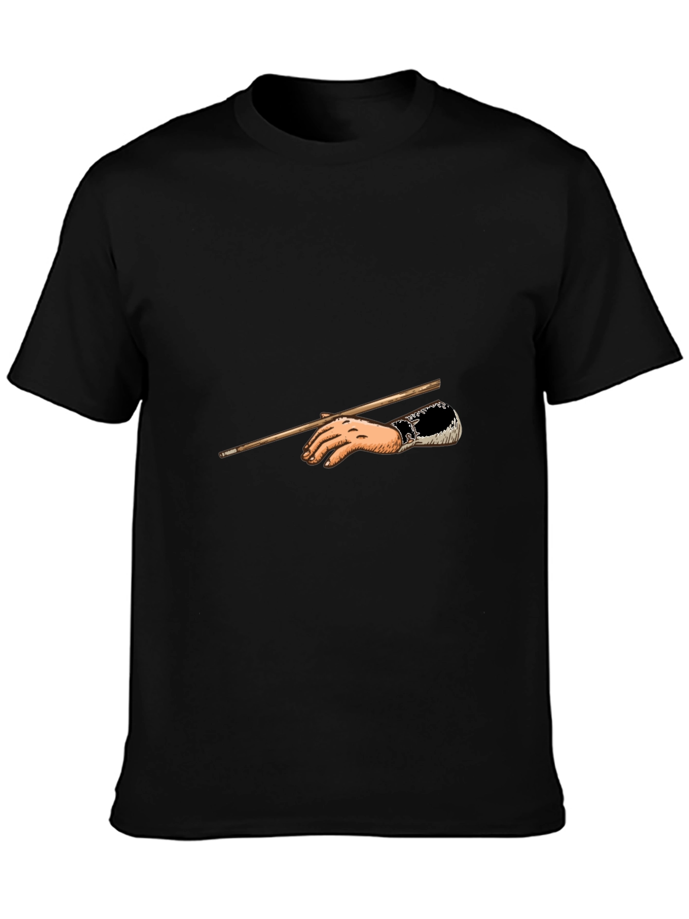 Classic Hand Holding Stick Graphic T-Shirt