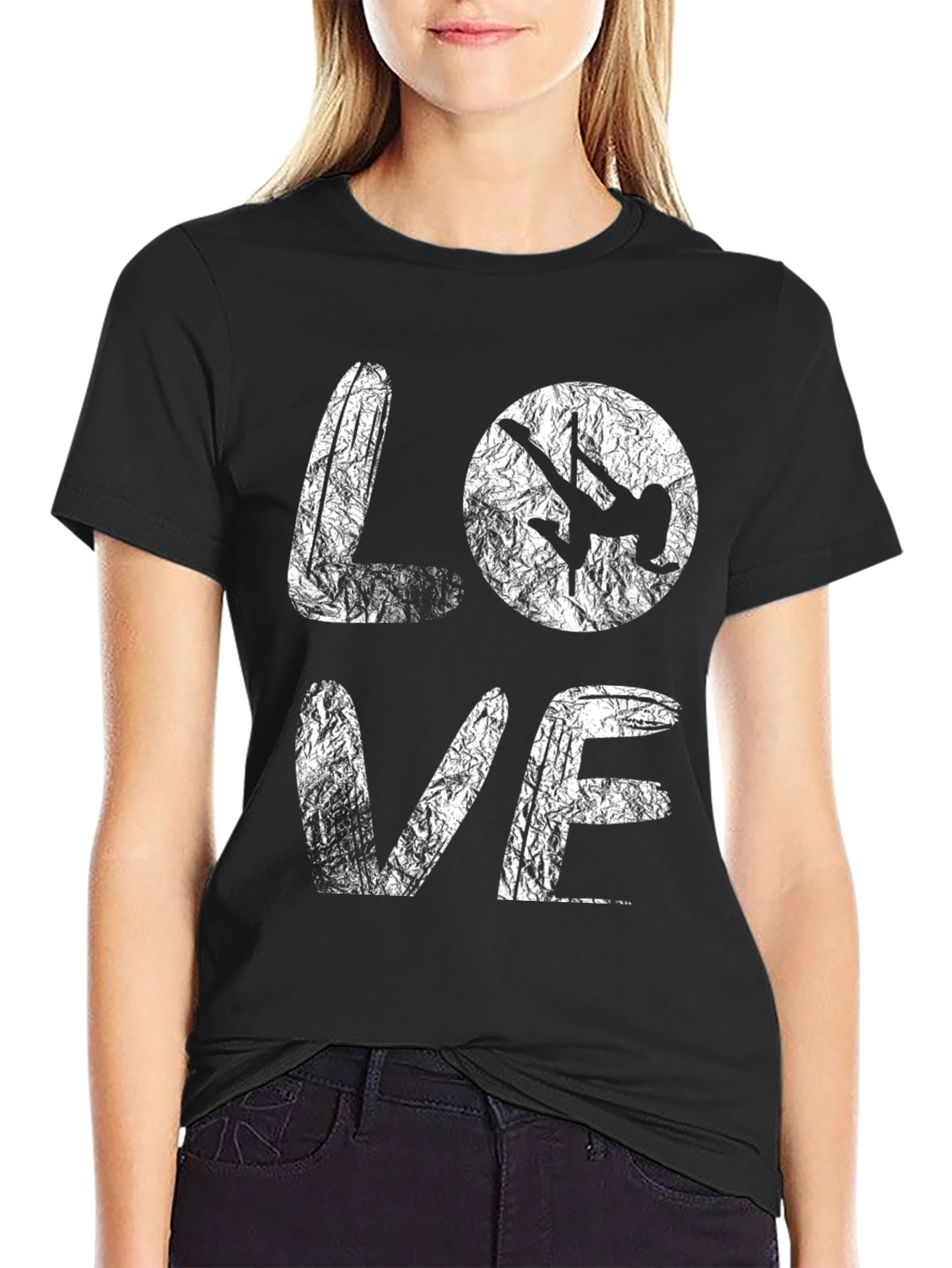 LOVE Pole Dance T-Shirt - Dancer Gift