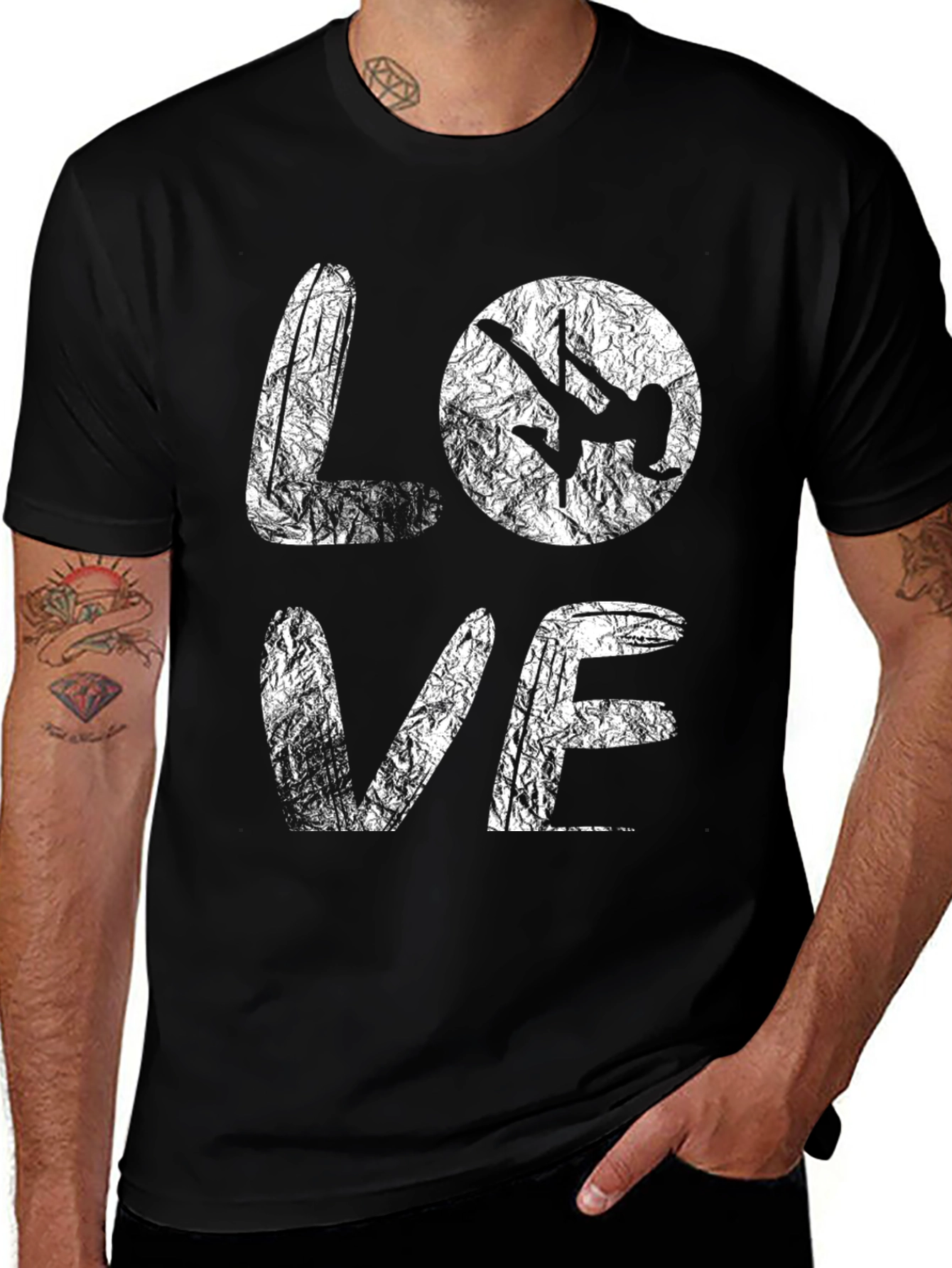 LOVE Pole Dance T-Shirt - Dancer Gift