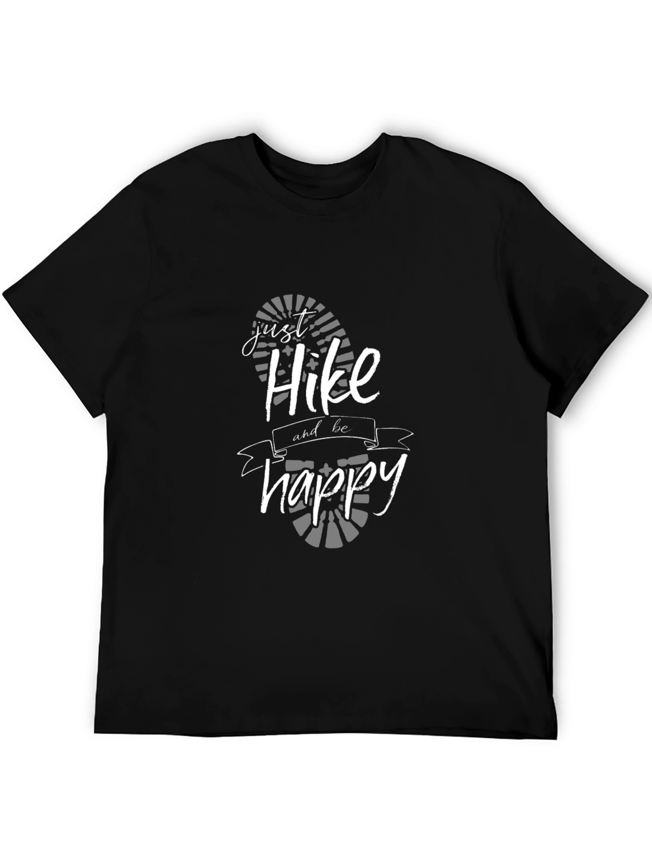Hike and Be Happy Graphic T-Shirt