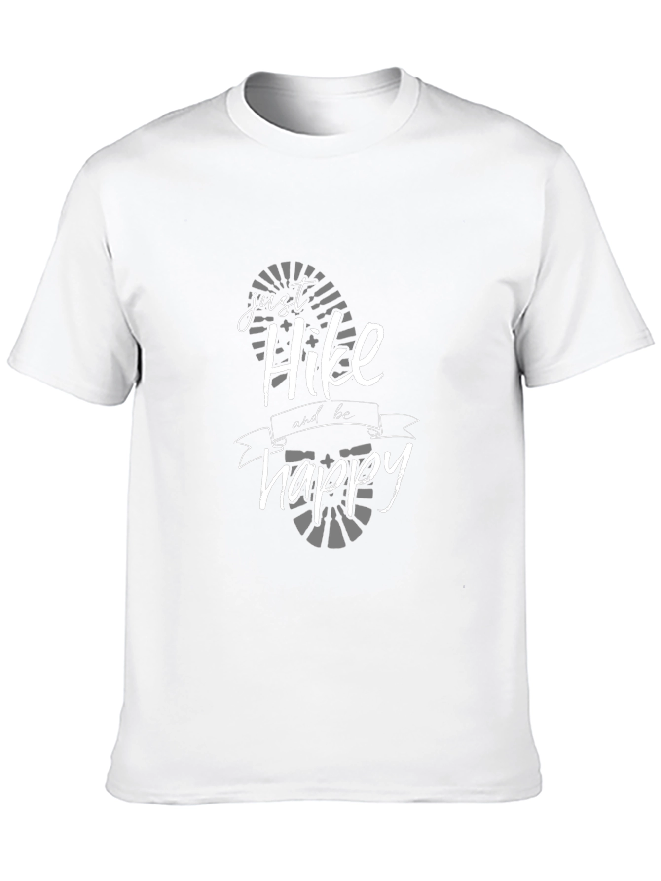 Hike and Be Happy Graphic T-Shirt
