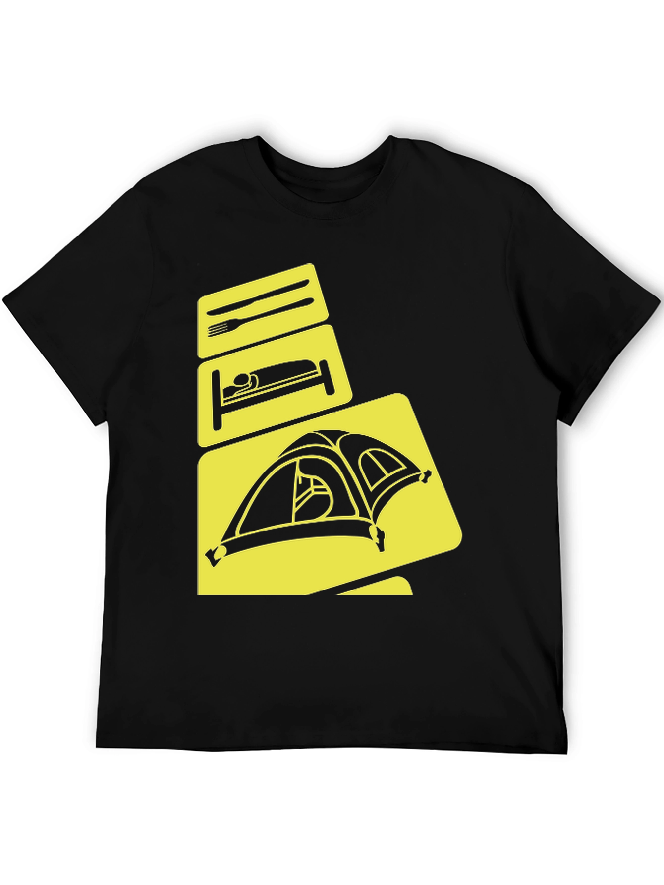 Camping Mode T-Shirt: Eat Sleep Tent Repeat