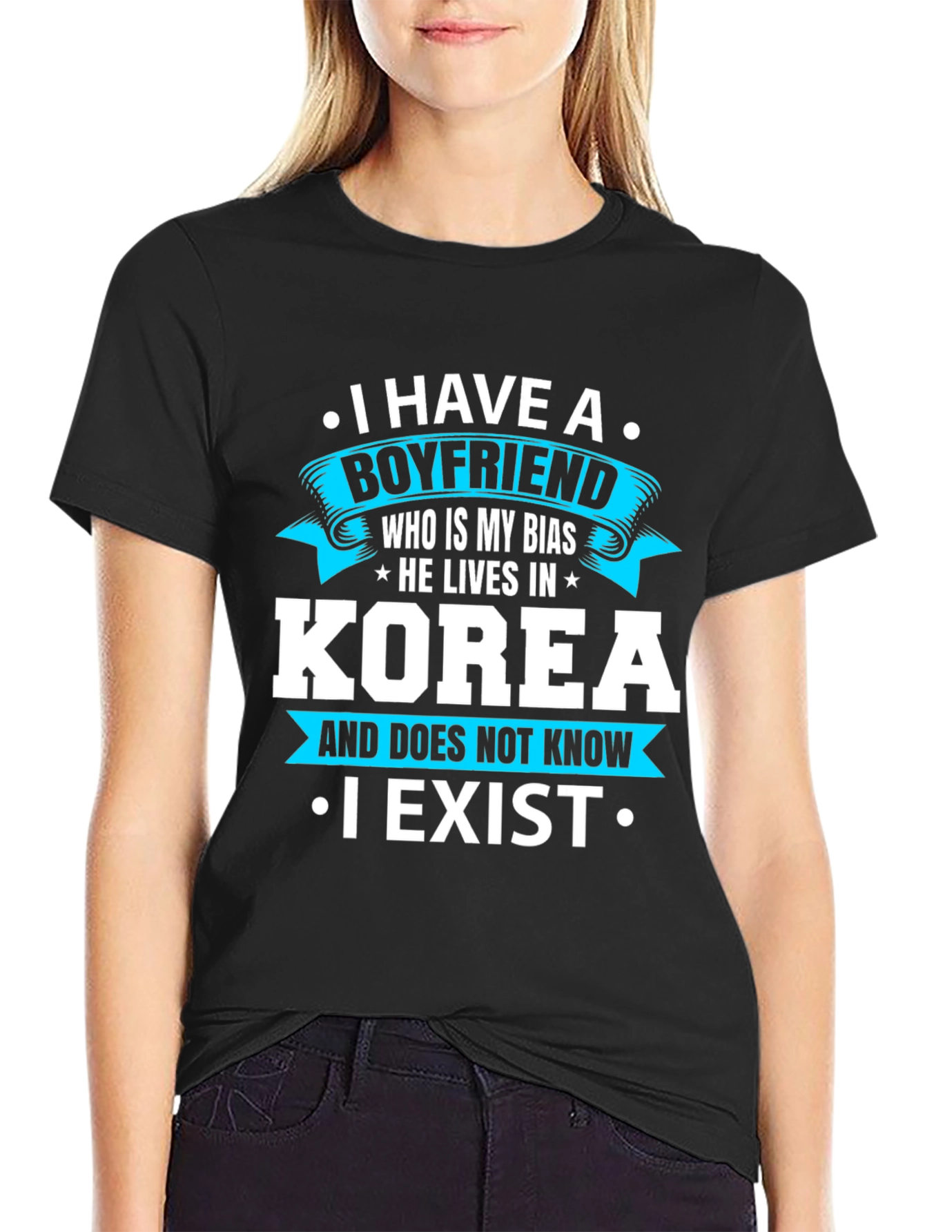 I Have A Boyfriend Korea Funny T-Shirt