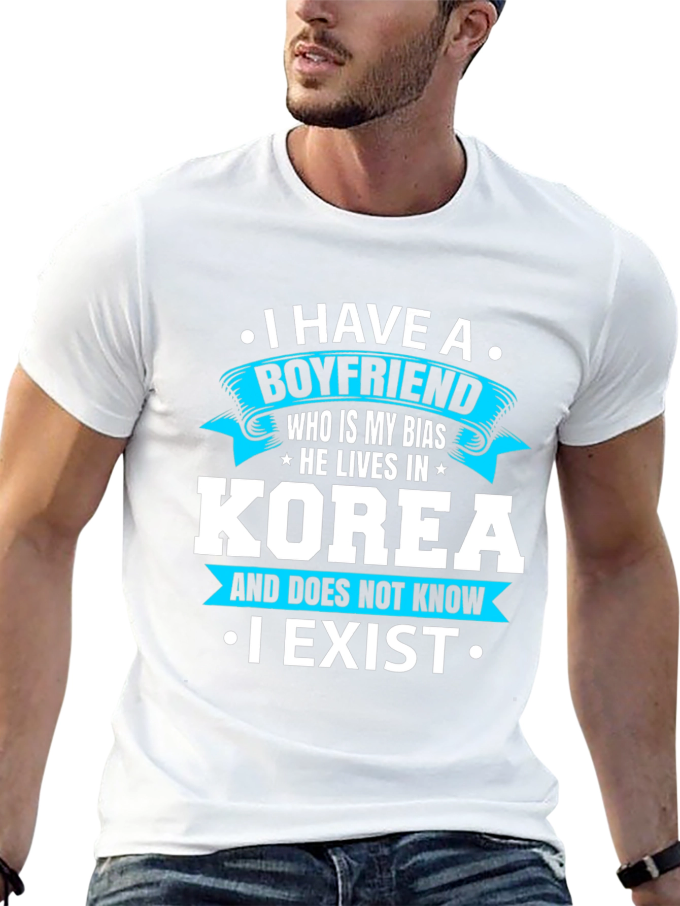 I Have A Boyfriend Korea Funny T-Shirt