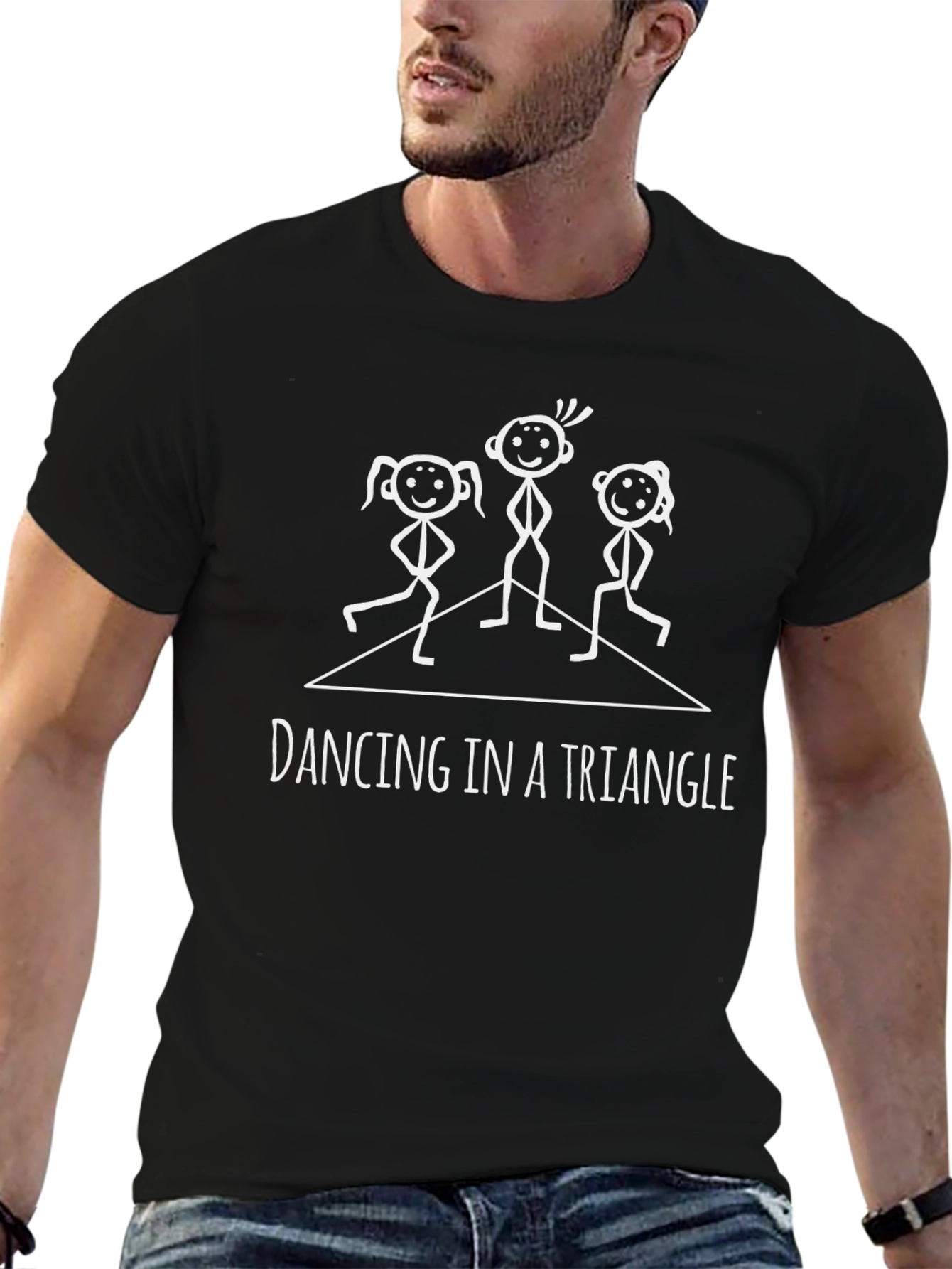 Dancing in a Triangle Graphic Tee - Unisex
