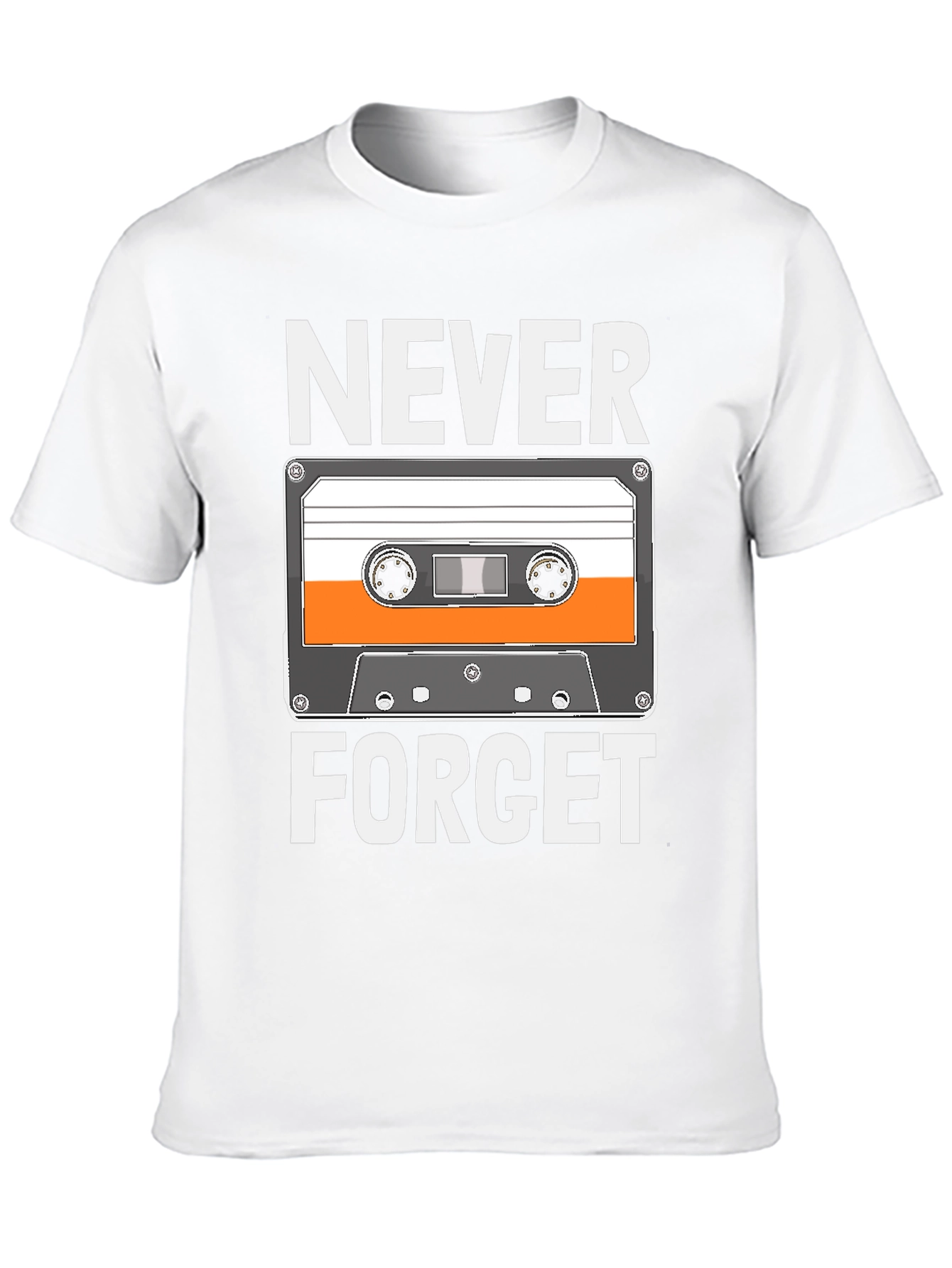 Retro Cassette Tape T-Shirt - Never Forget