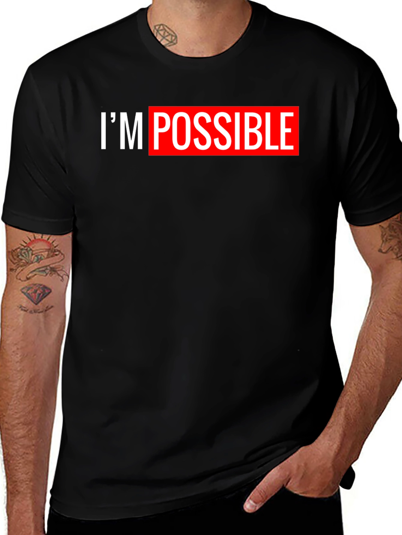 Im Possible Black T-Shirt