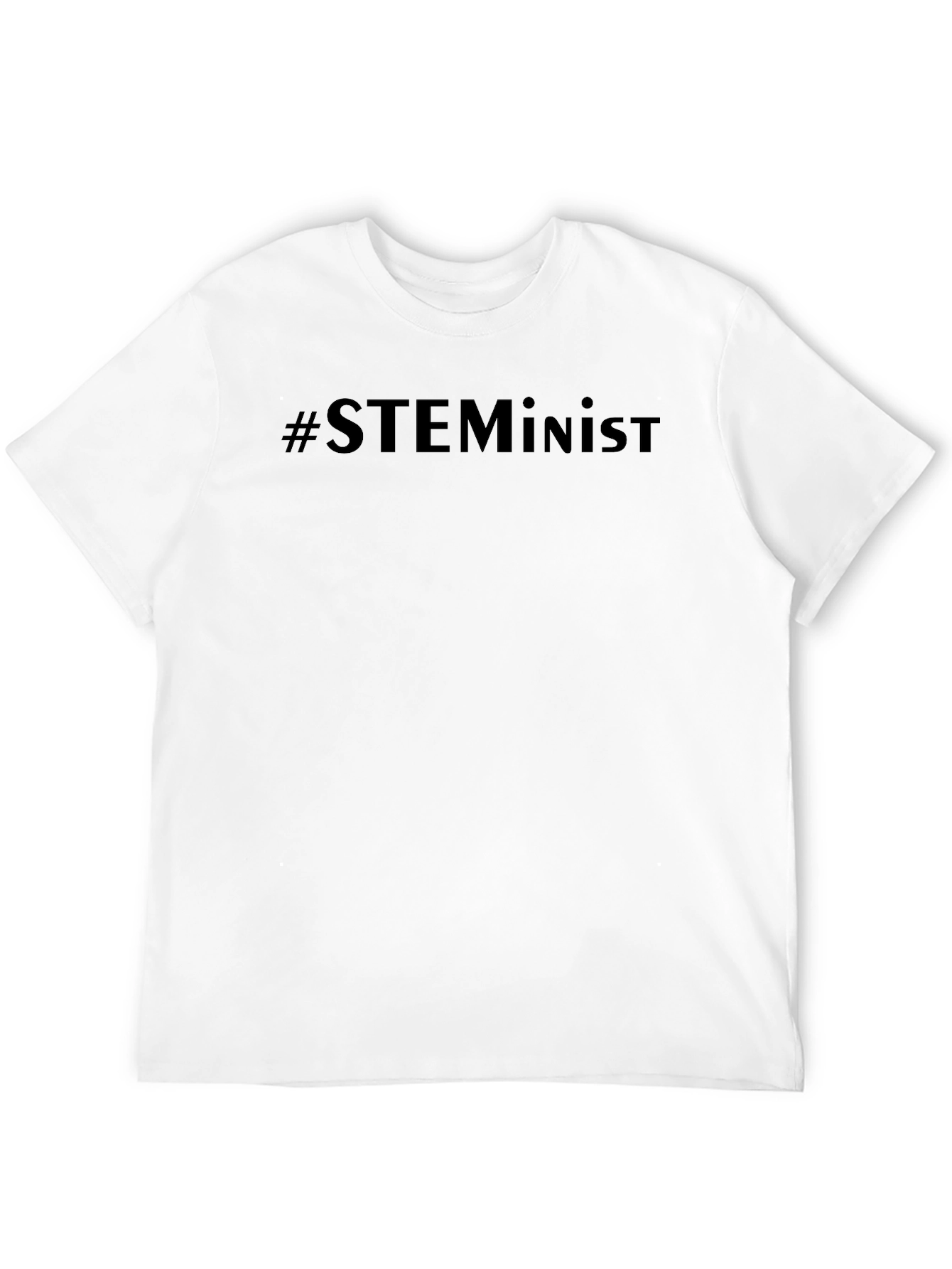 #STEMinist Black T-Shirt - Empowering STEM Feminists