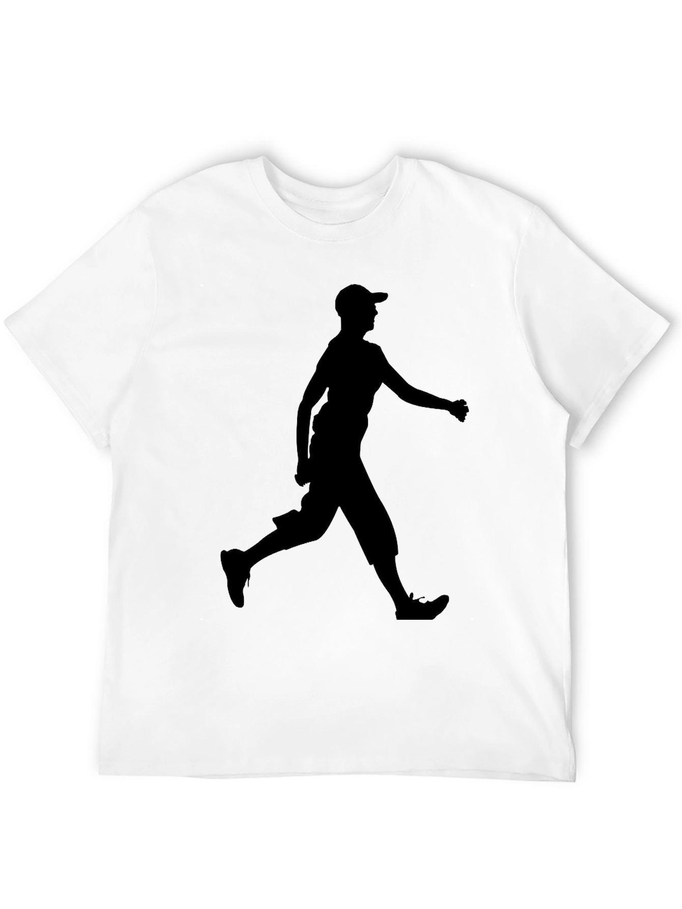 Silhouette Man Black T-Shirt