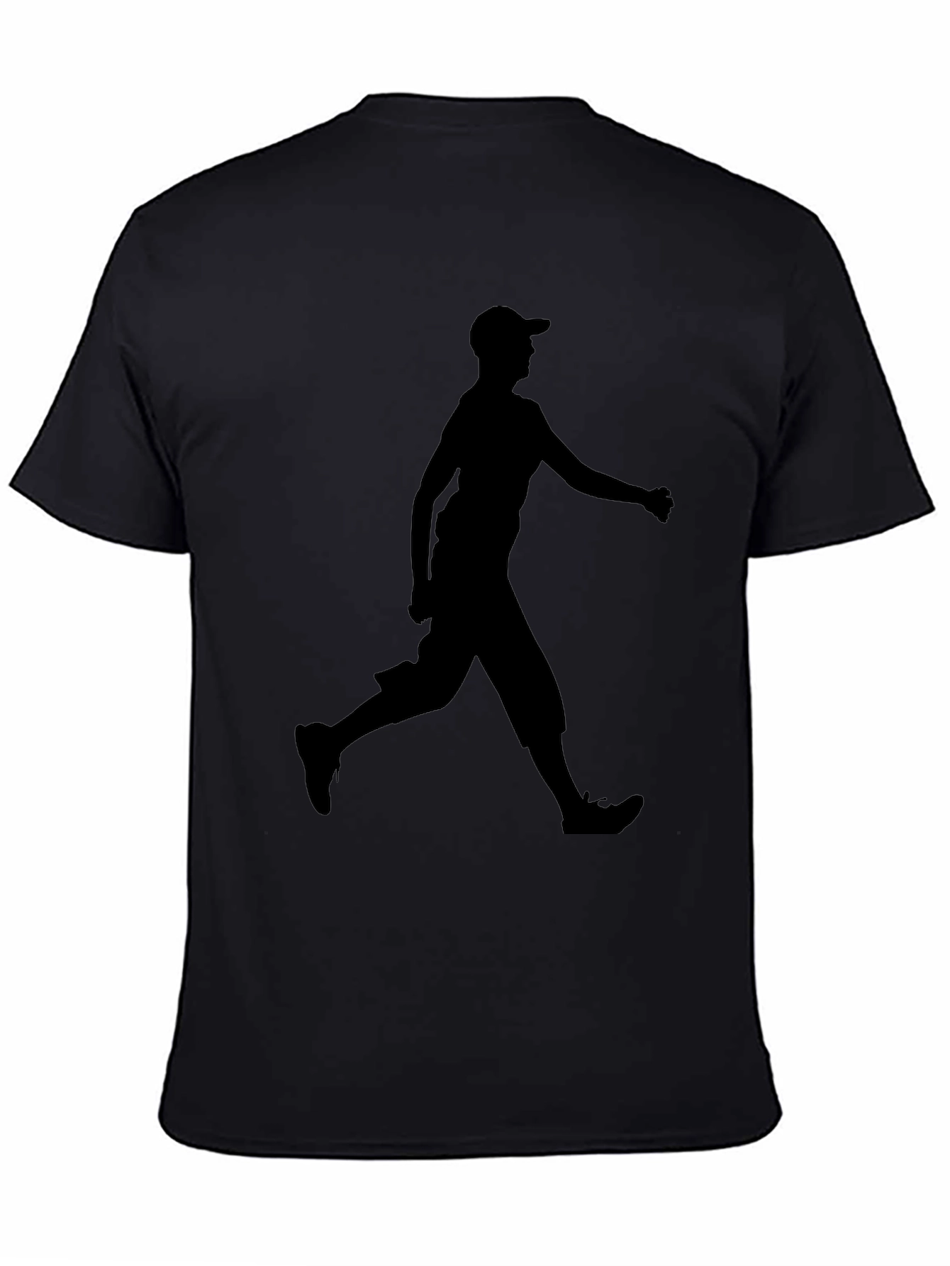Silhouette Man Black T-Shirt