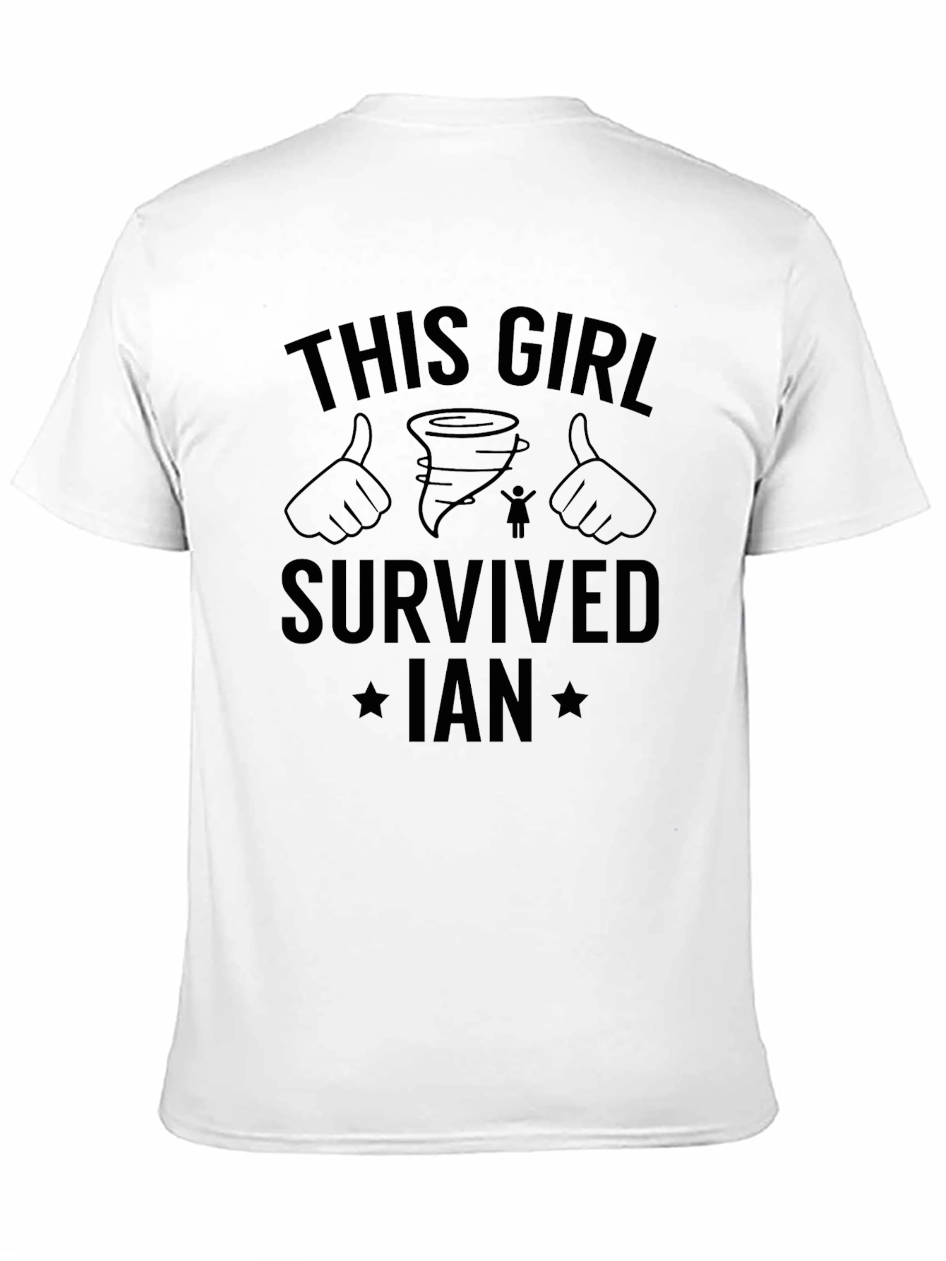This Girl Survived Ian Black T-Shirt