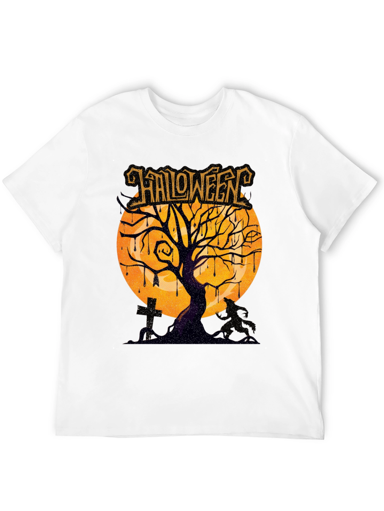 Halloween Tree Graphic Tee