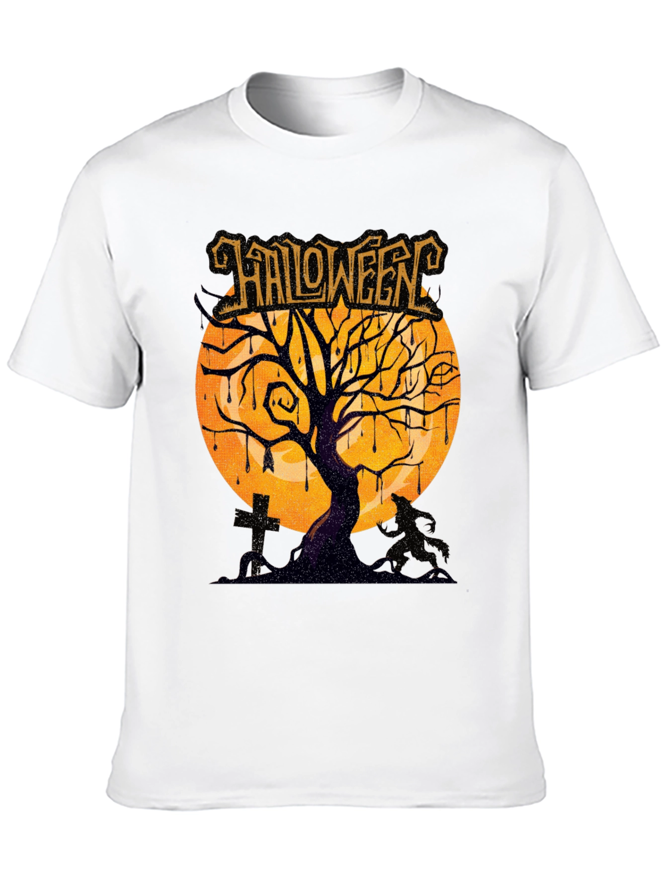 Halloween Tree Graphic Tee