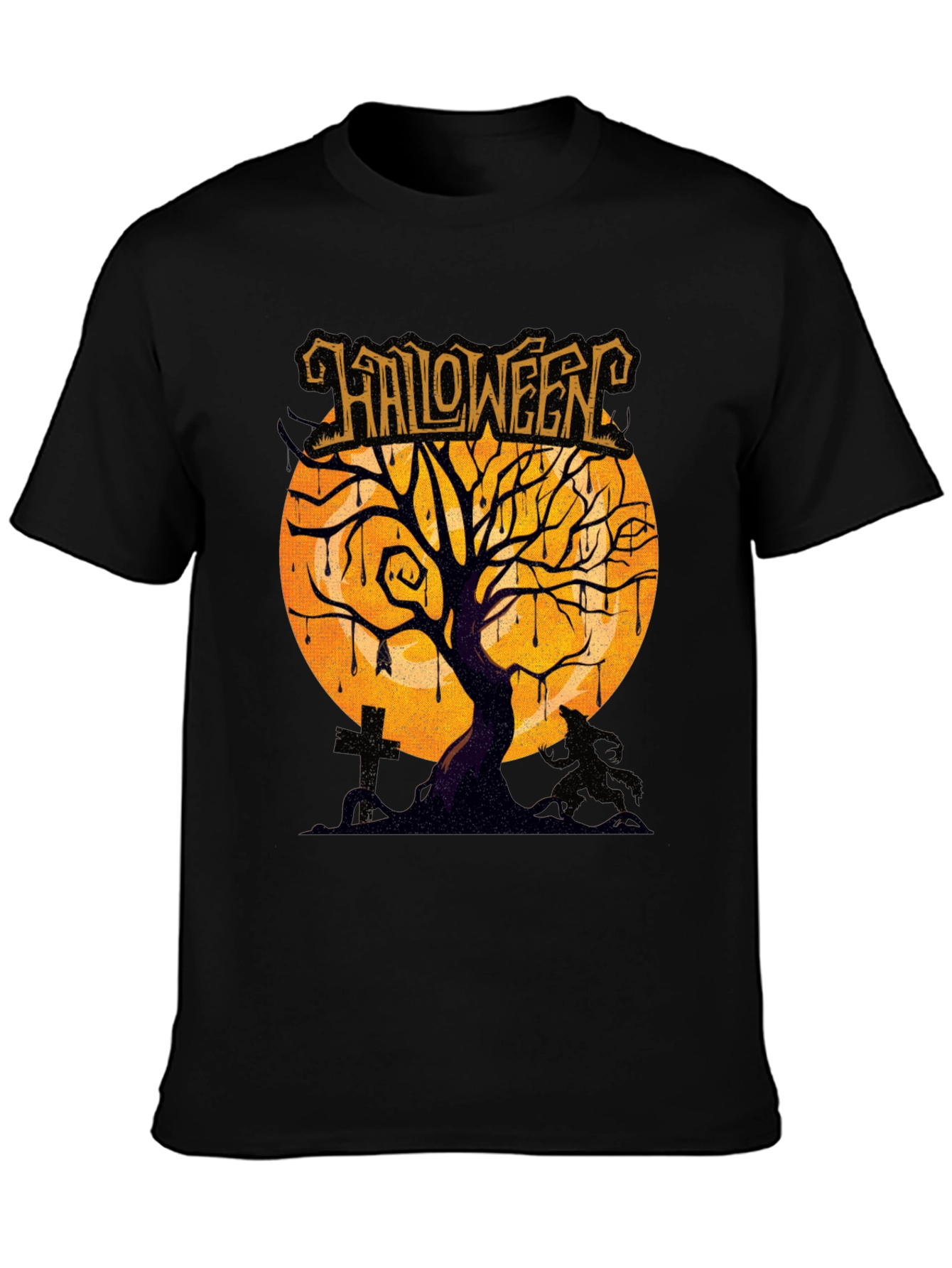 Halloween Tree Graphic Tee