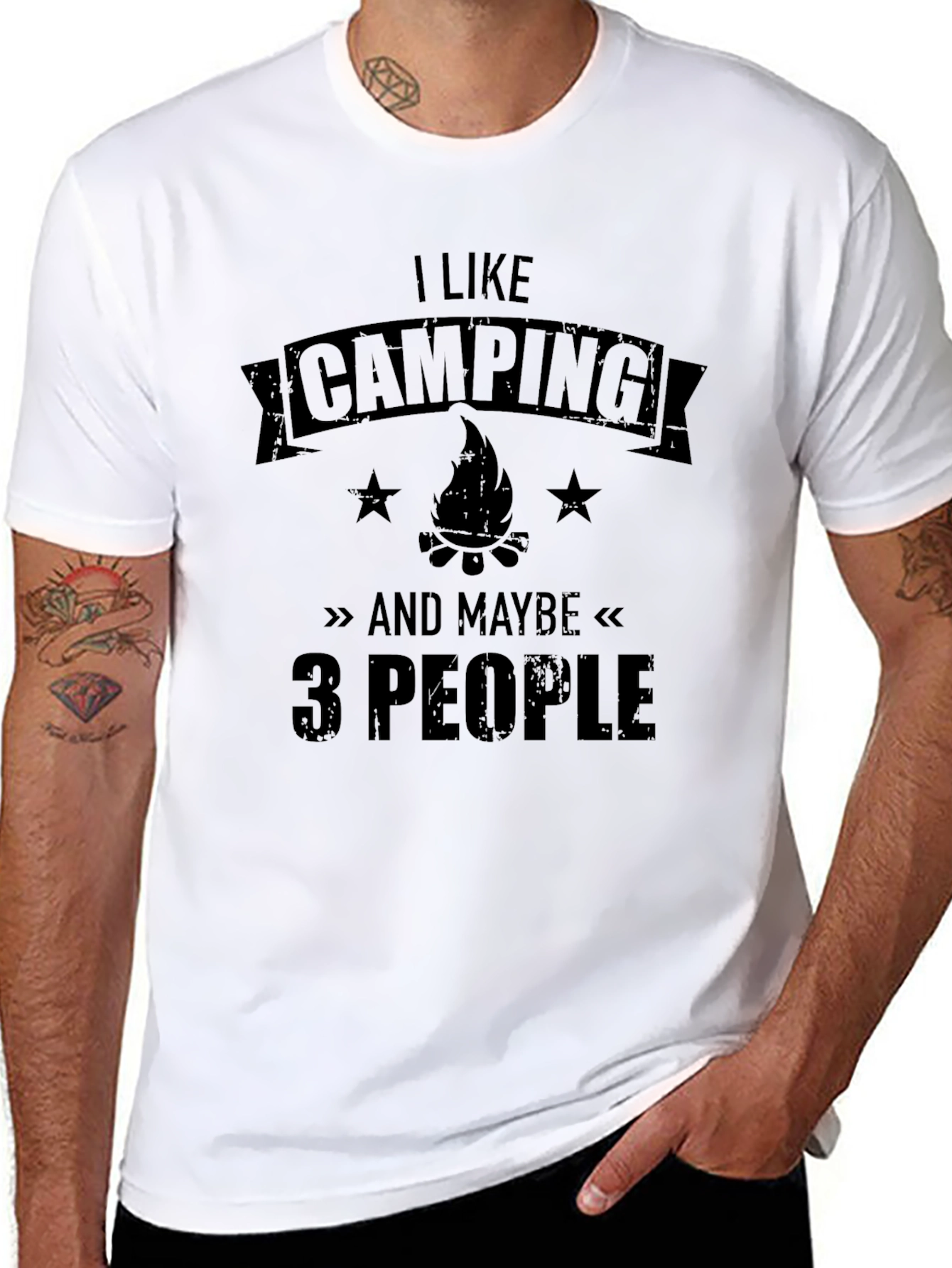 I Like Camping and Maybe 3 People T-Shirt
