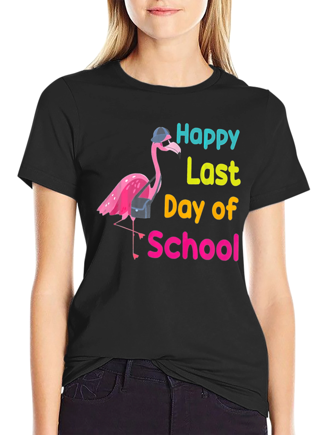 Happy Last Day of School Flamingo T-Shirt