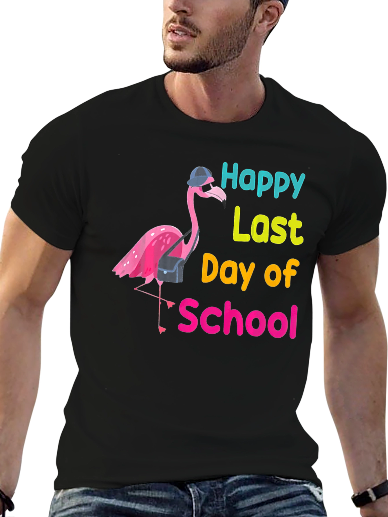 Happy Last Day of School Flamingo T-Shirt