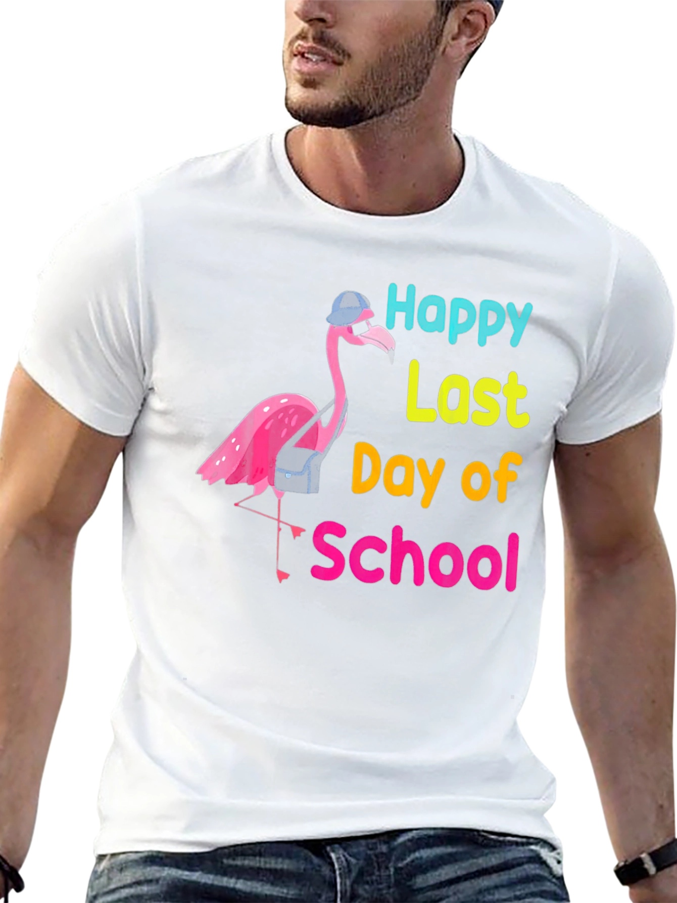 Happy Last Day of School Flamingo T-Shirt