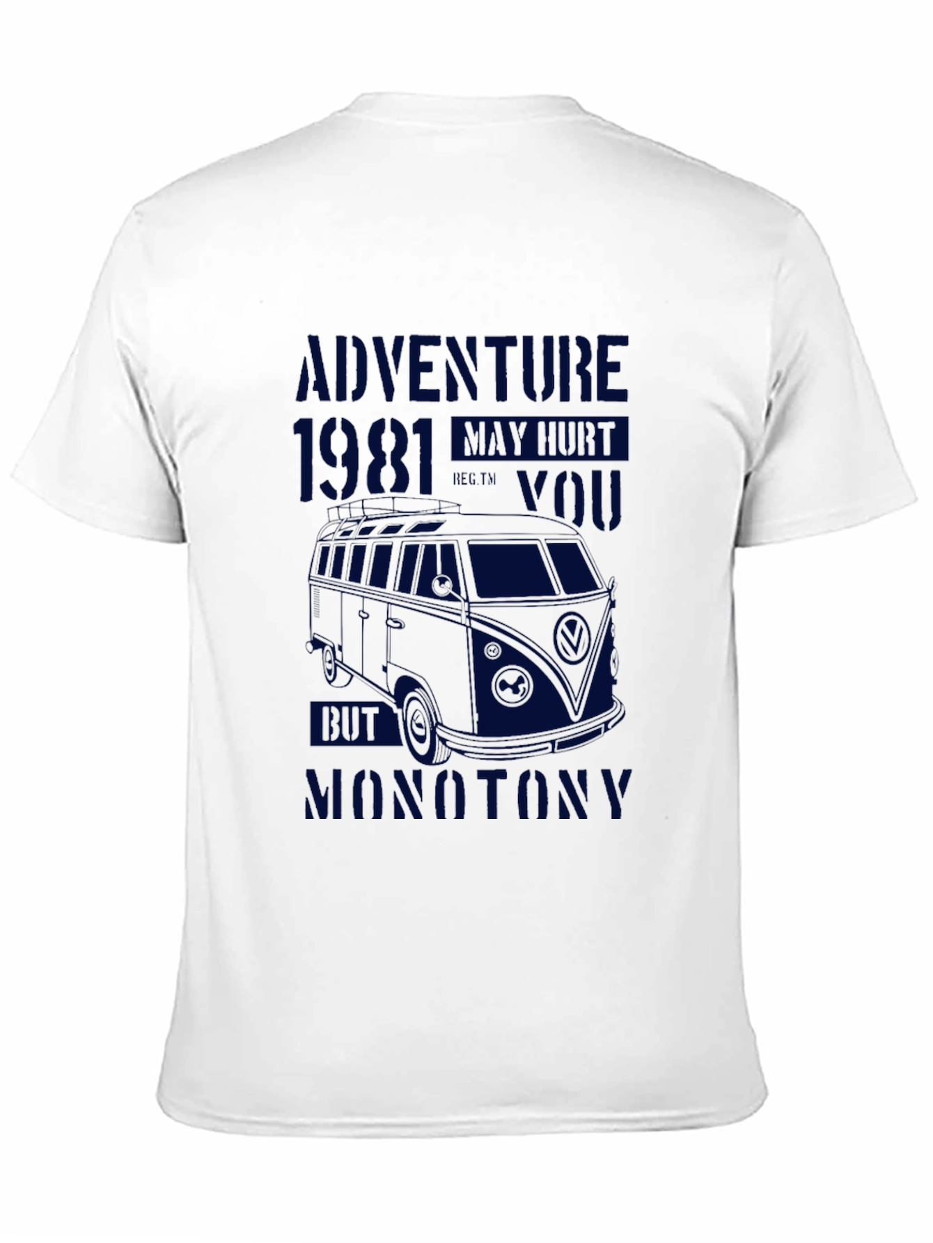 Adventure Awaits Graphic Tee - Retro VW Bus Design