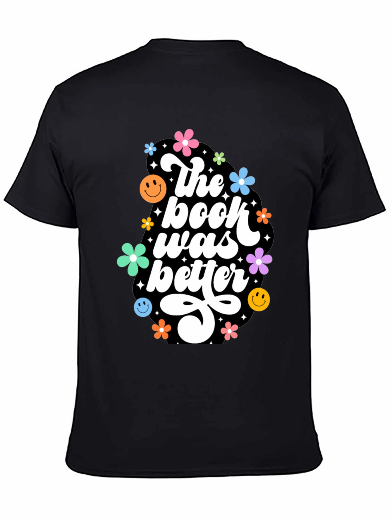 The Book Was Better Graphic Tee - Retro Design