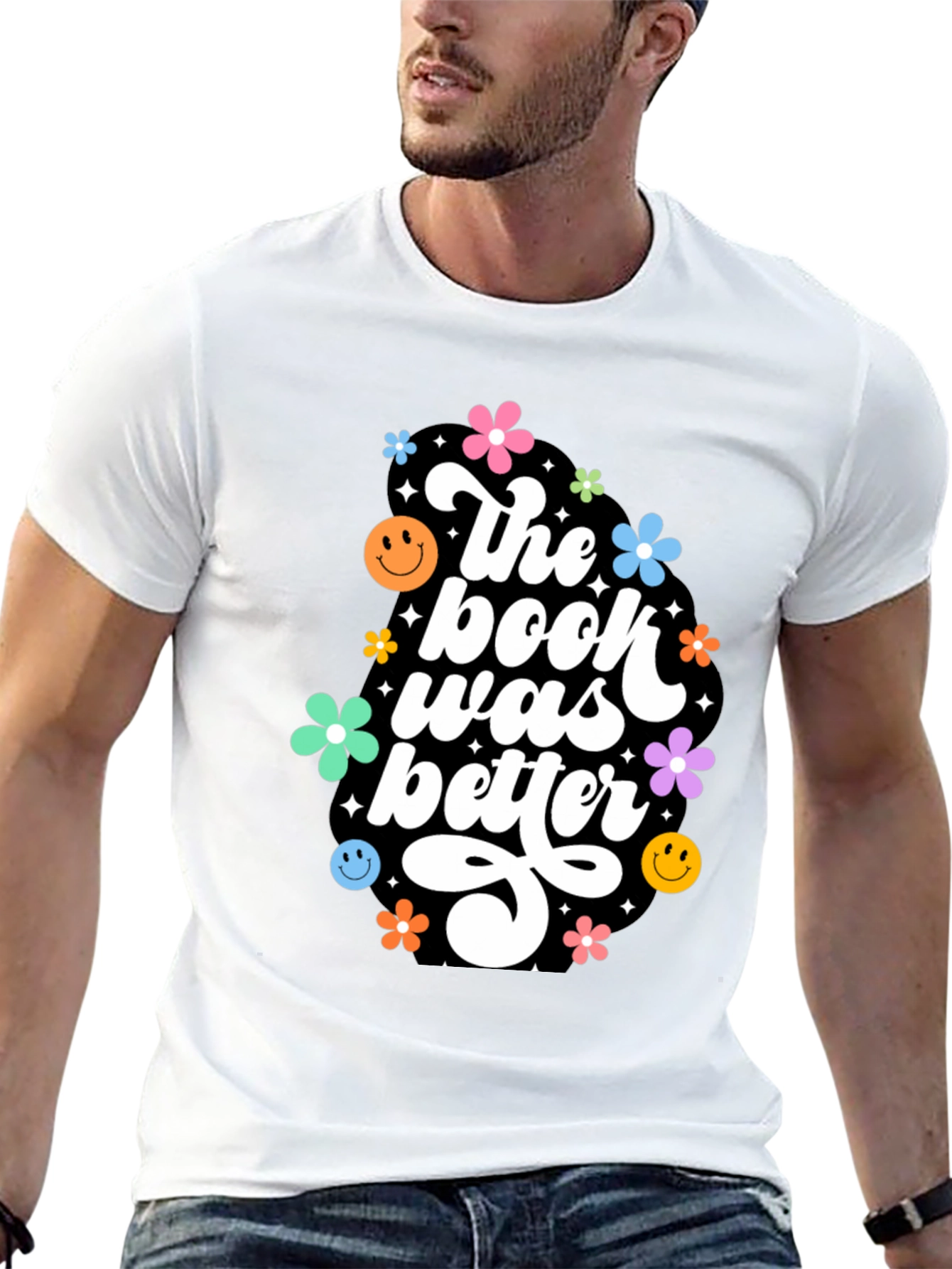 The Book Was Better Graphic Tee - Retro Design