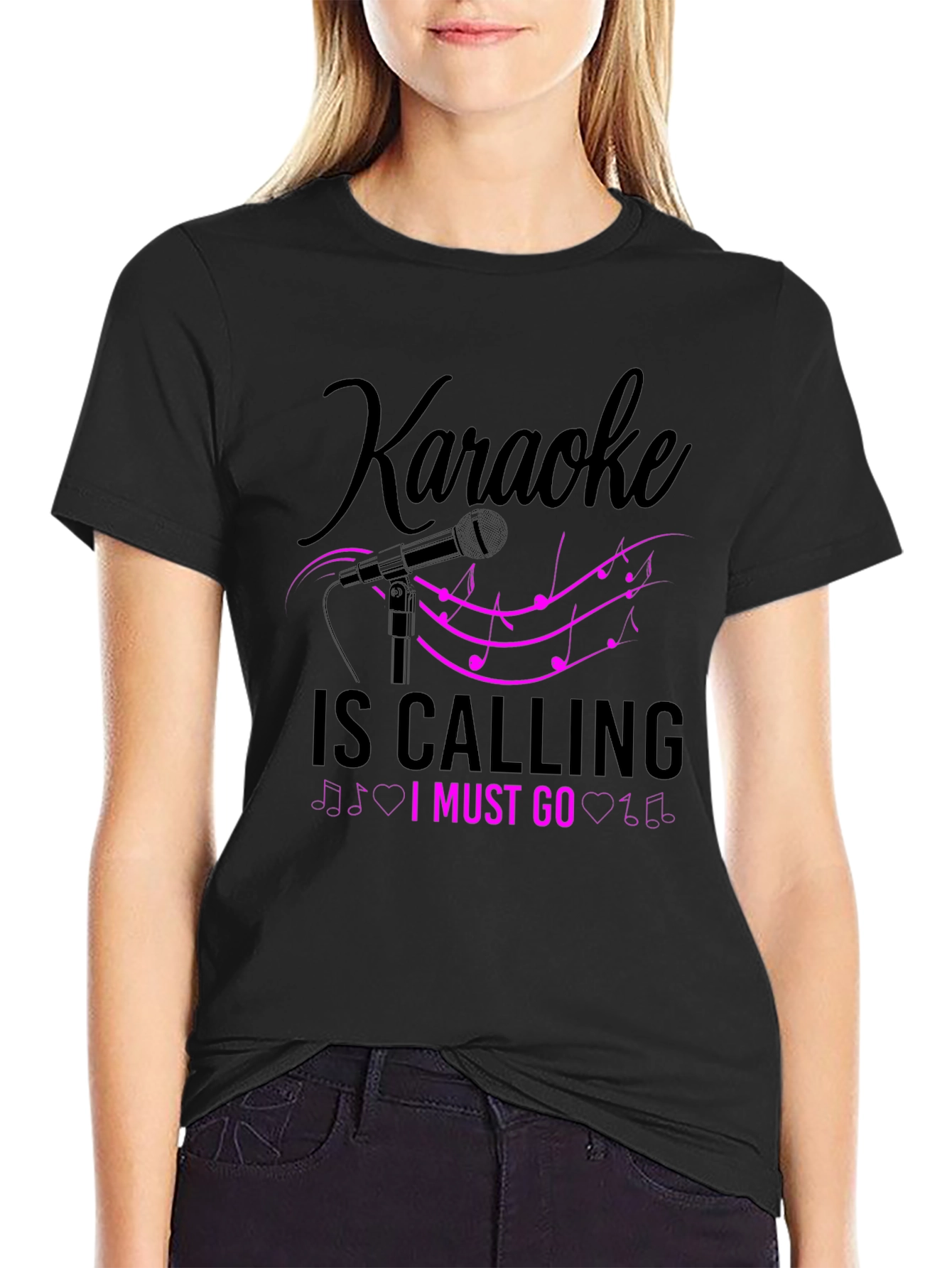 Karaoke is Calling Mens T-Shirt