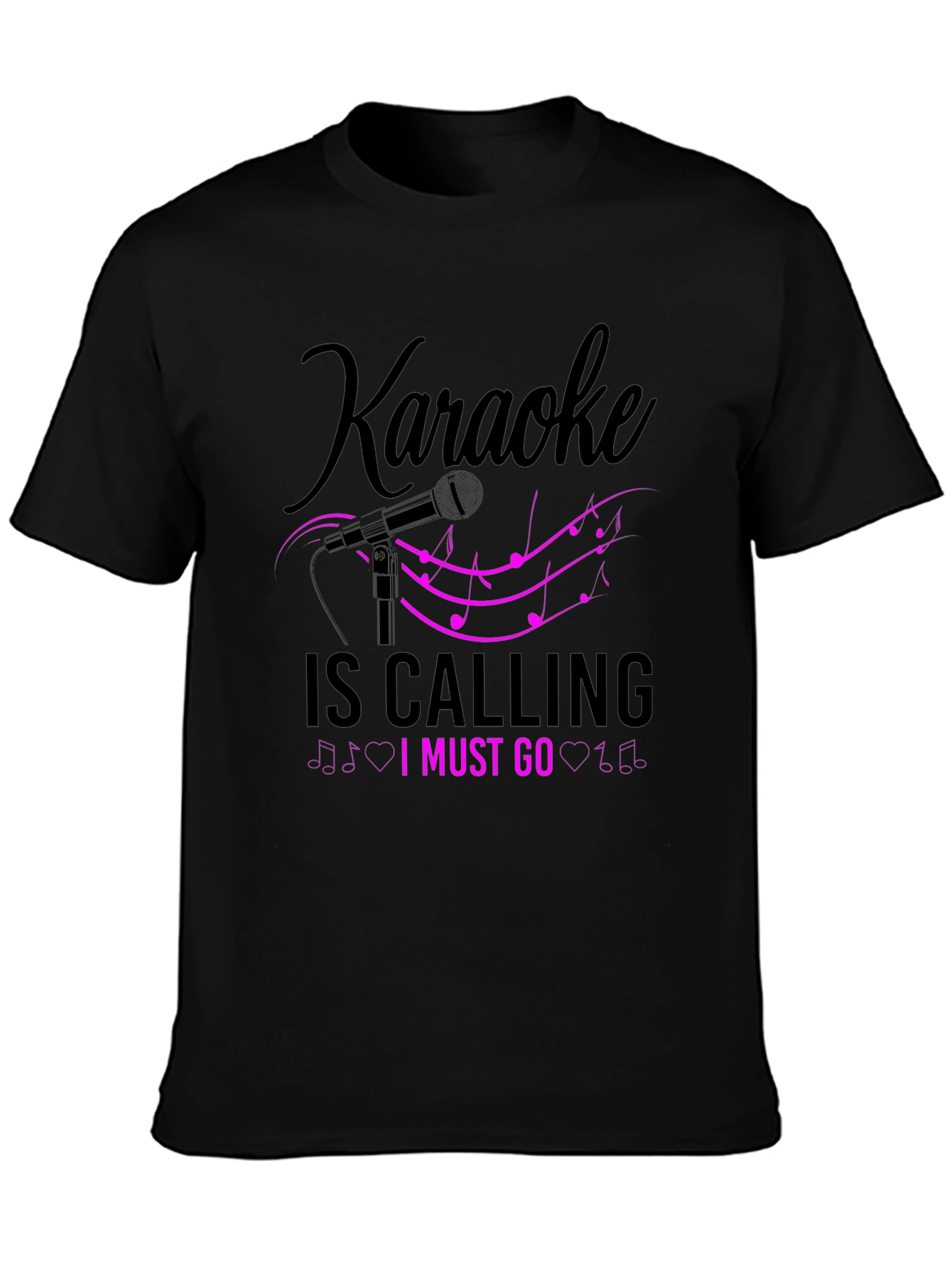 Karaoke is Calling Mens T-Shirt