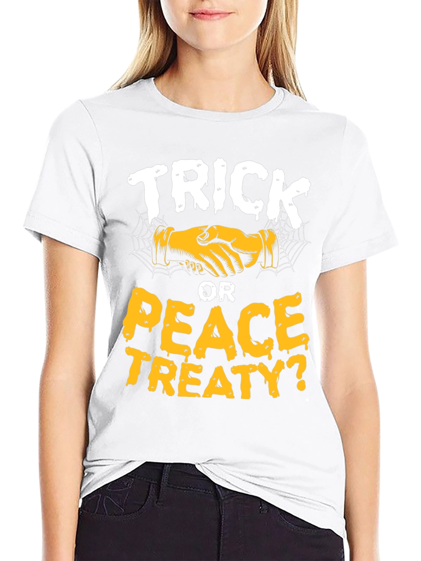 Trick or Peace Treaty? Halloween T-Shirt