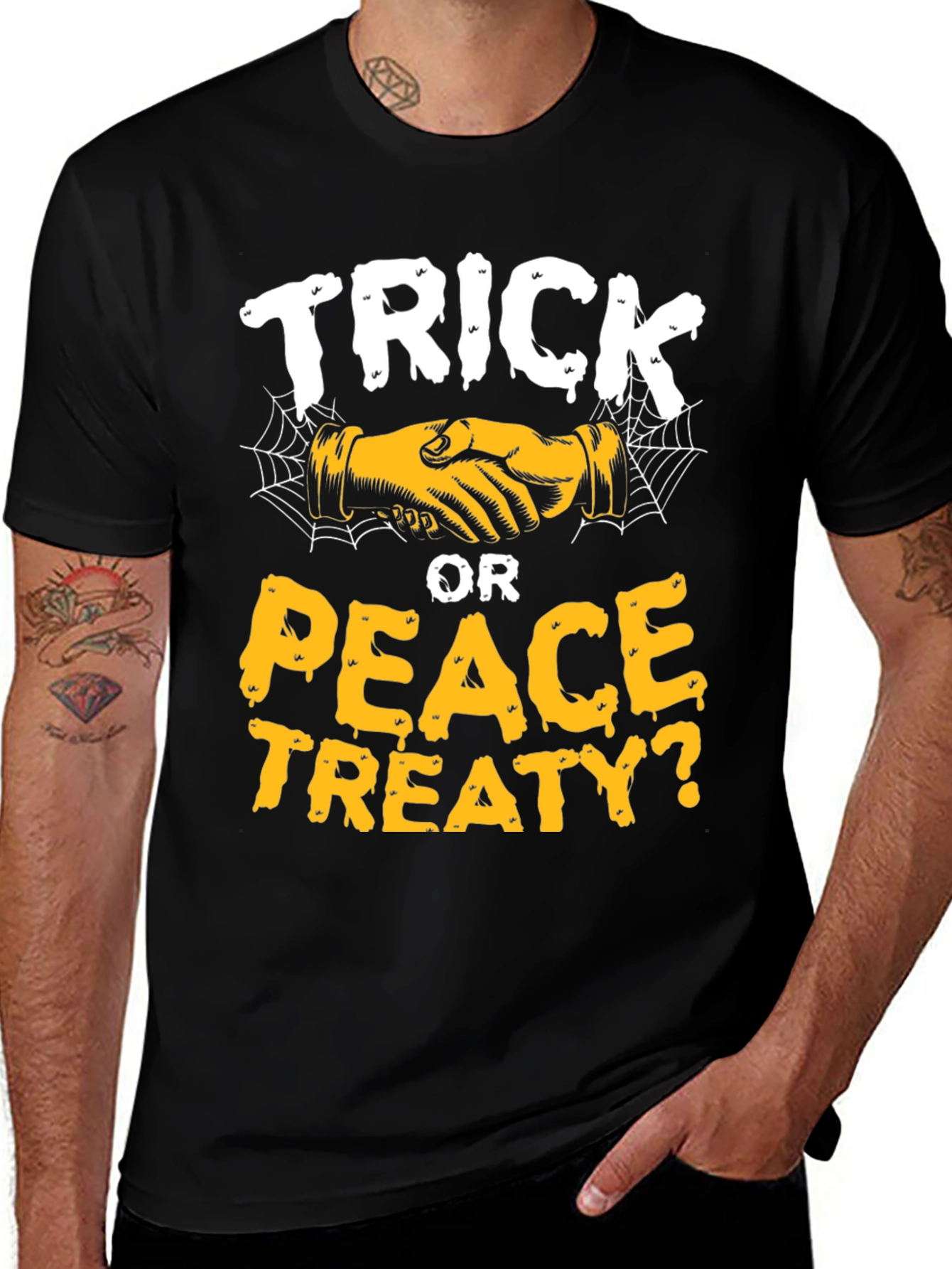 Trick or Peace Treaty? Halloween T-Shirt
