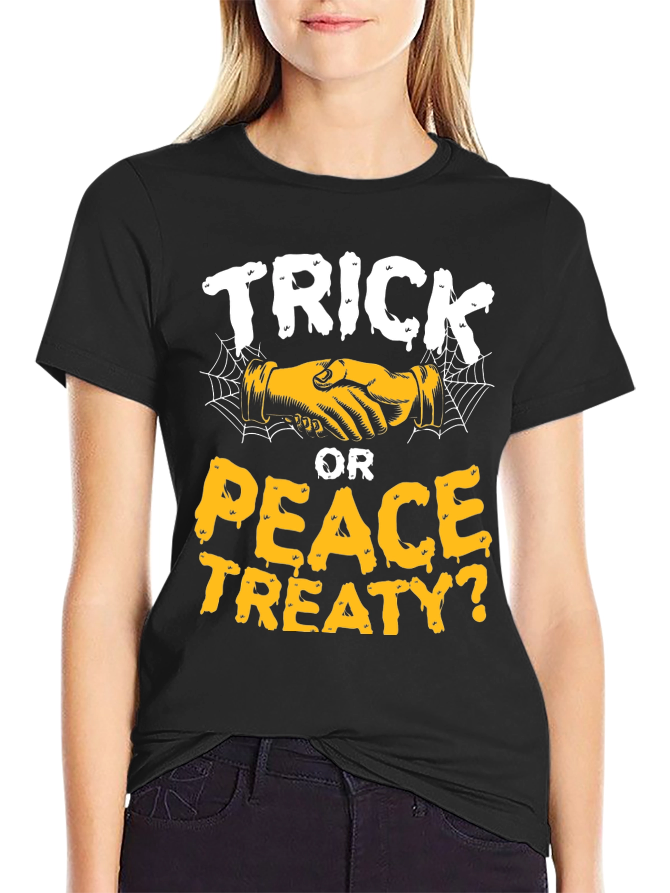 Trick or Peace Treaty? Halloween T-Shirt