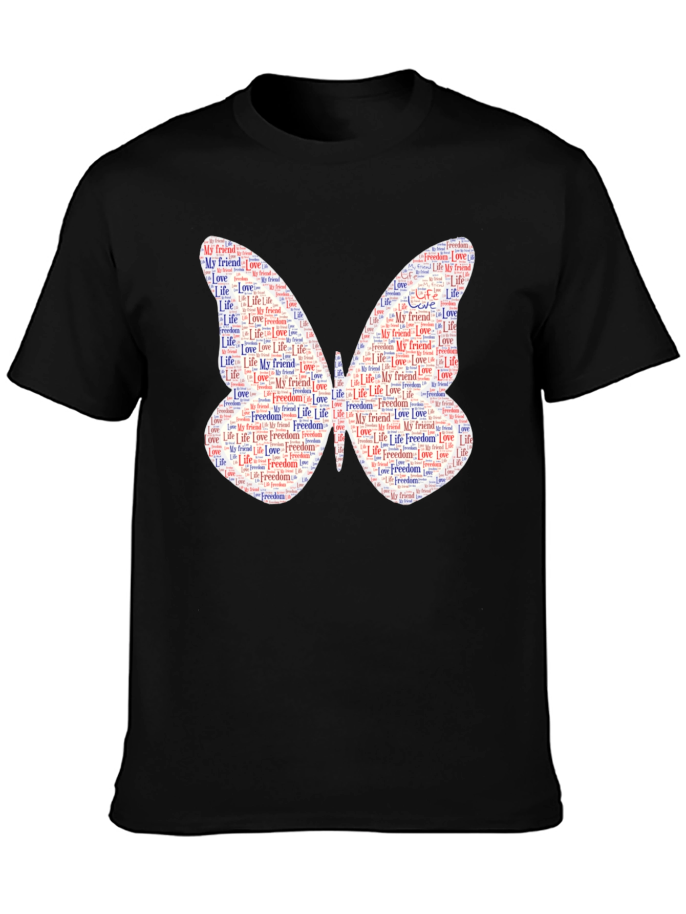 Butterfly Words Graphic Tee