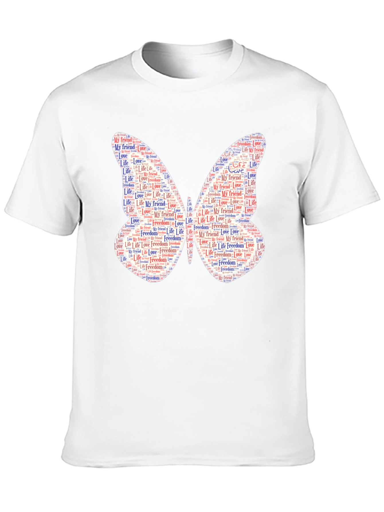 Butterfly Words Graphic Tee